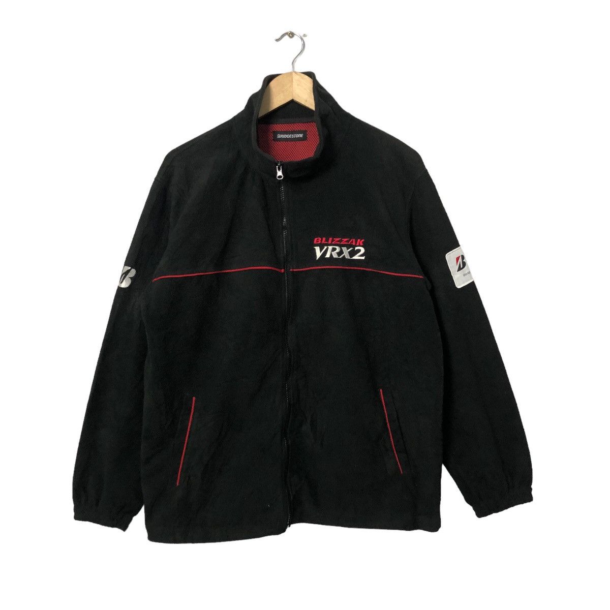Japanese Brand Vintage Bridgestone Blizzak Embroidered Zipper Ups Jacket Size US L / EU 52-54 / 3 - 1 Thumbnail
