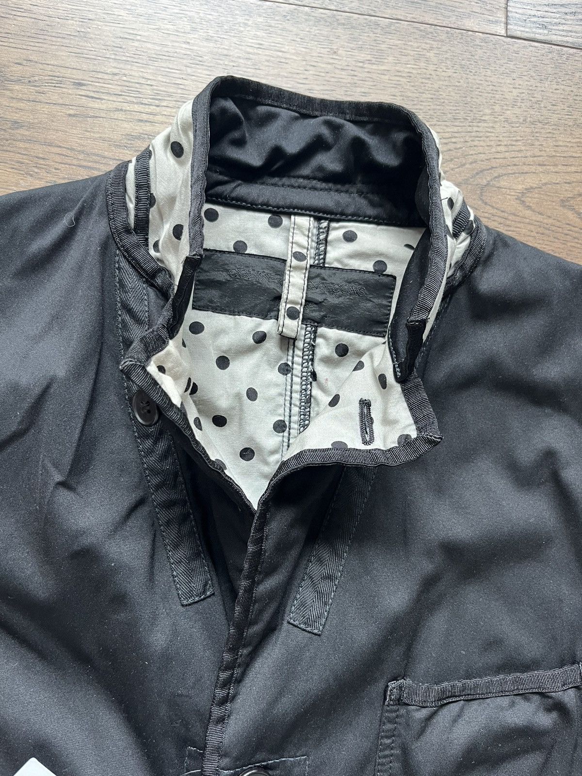 Comme des Garcons Homme Comme des Garcons Homme 3 Buttons Jacket Polka Dot Lined Size US XS / EU 42 / 0 - 6 Thumbnail