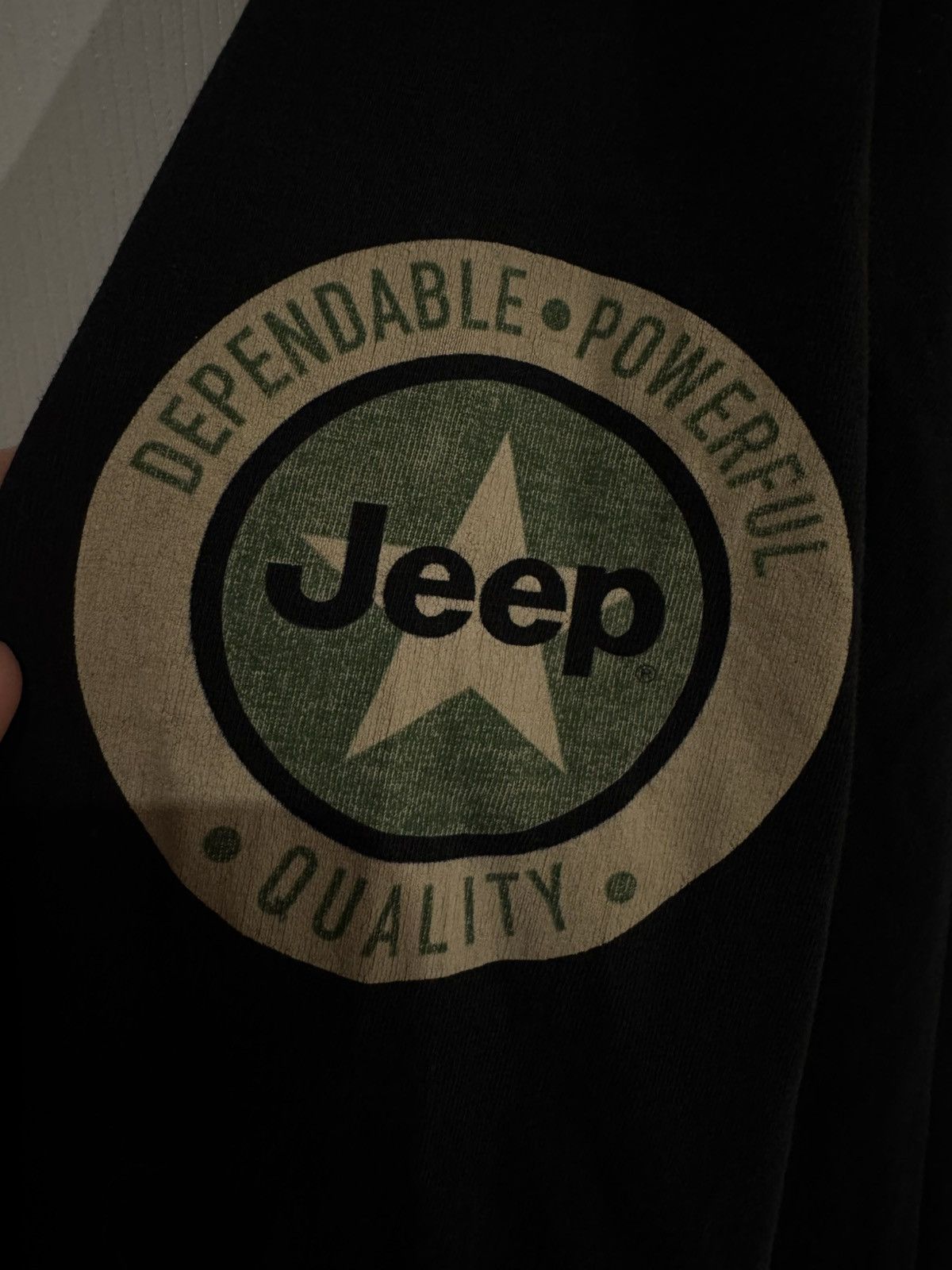 Jeep Vintage Jeep Long Sleeve black dog tag tee Size US XXL / EU 58 / 5 - 3 Thumbnail