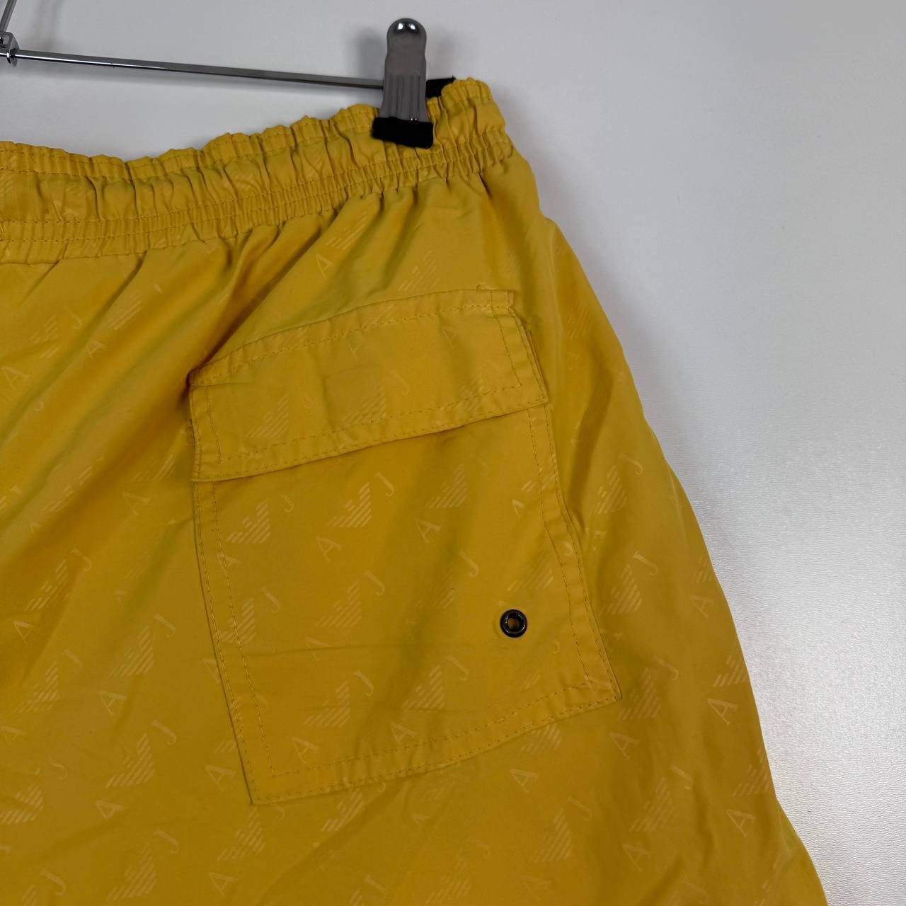 Armani Armani Jeans Aj Swim Shorts Yellow Logo Mens Size L Size US 34 / EU 50 - 5 Thumbnail