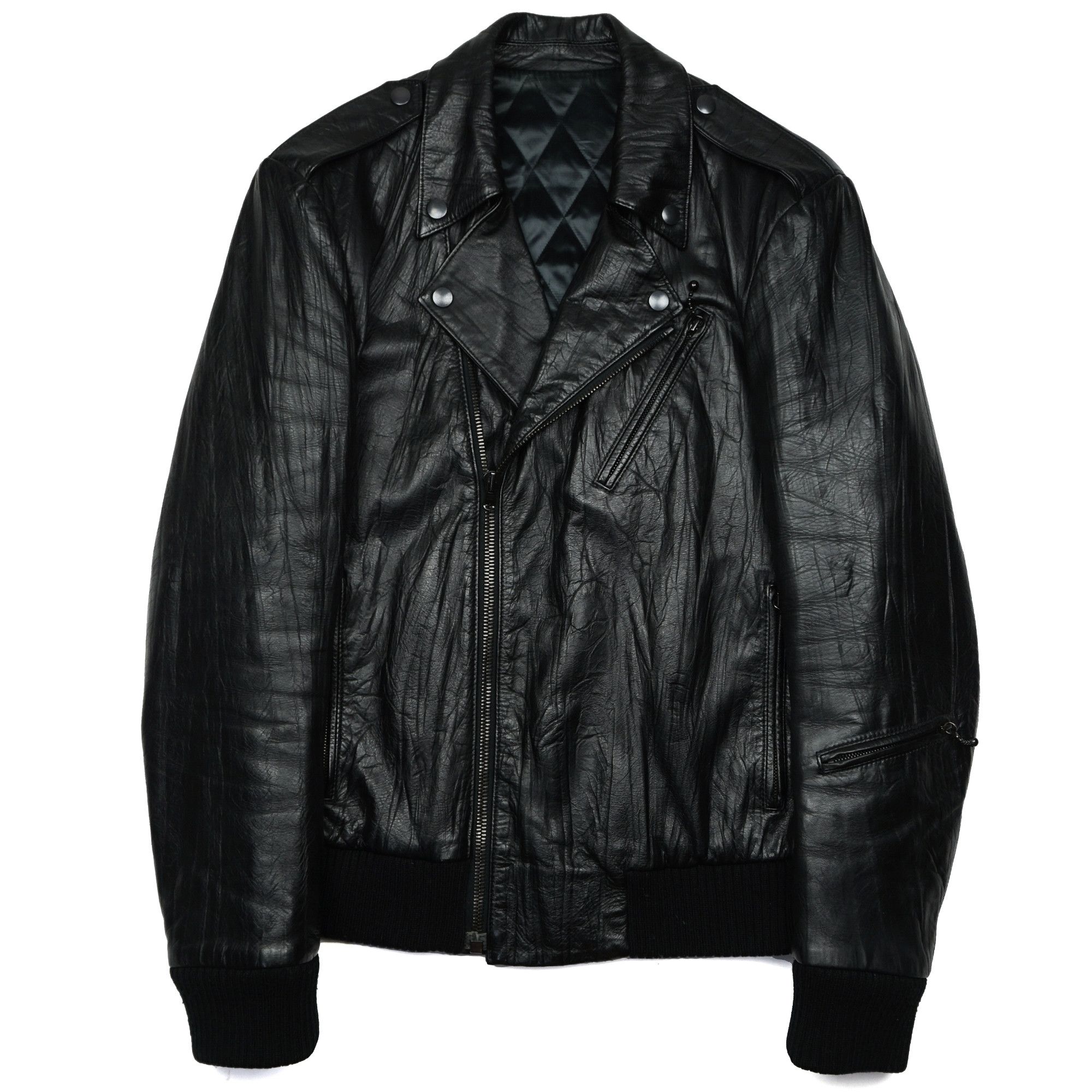 Number (N)ine Number (N)ine AW04 Leather Jacket Size US L / EU 52-54 / 3 - 1 Thumbnail