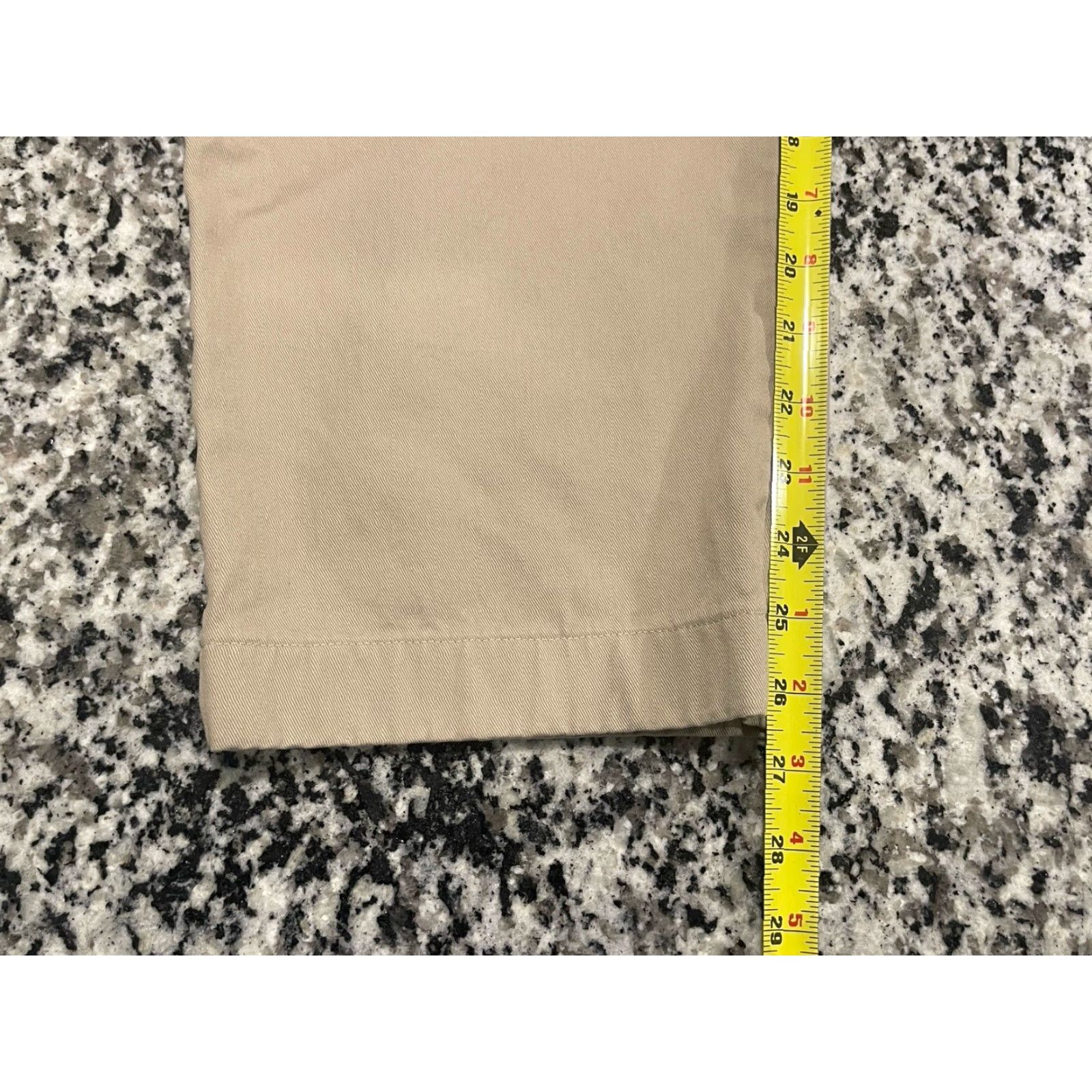 Penn VINTAGE Penn Bilt Khaki Pants Mens Sz 39x26.5 Casual Business Travel Beige Cotton Spandex Size US 38 / EU 54 - 3 Thumbnail