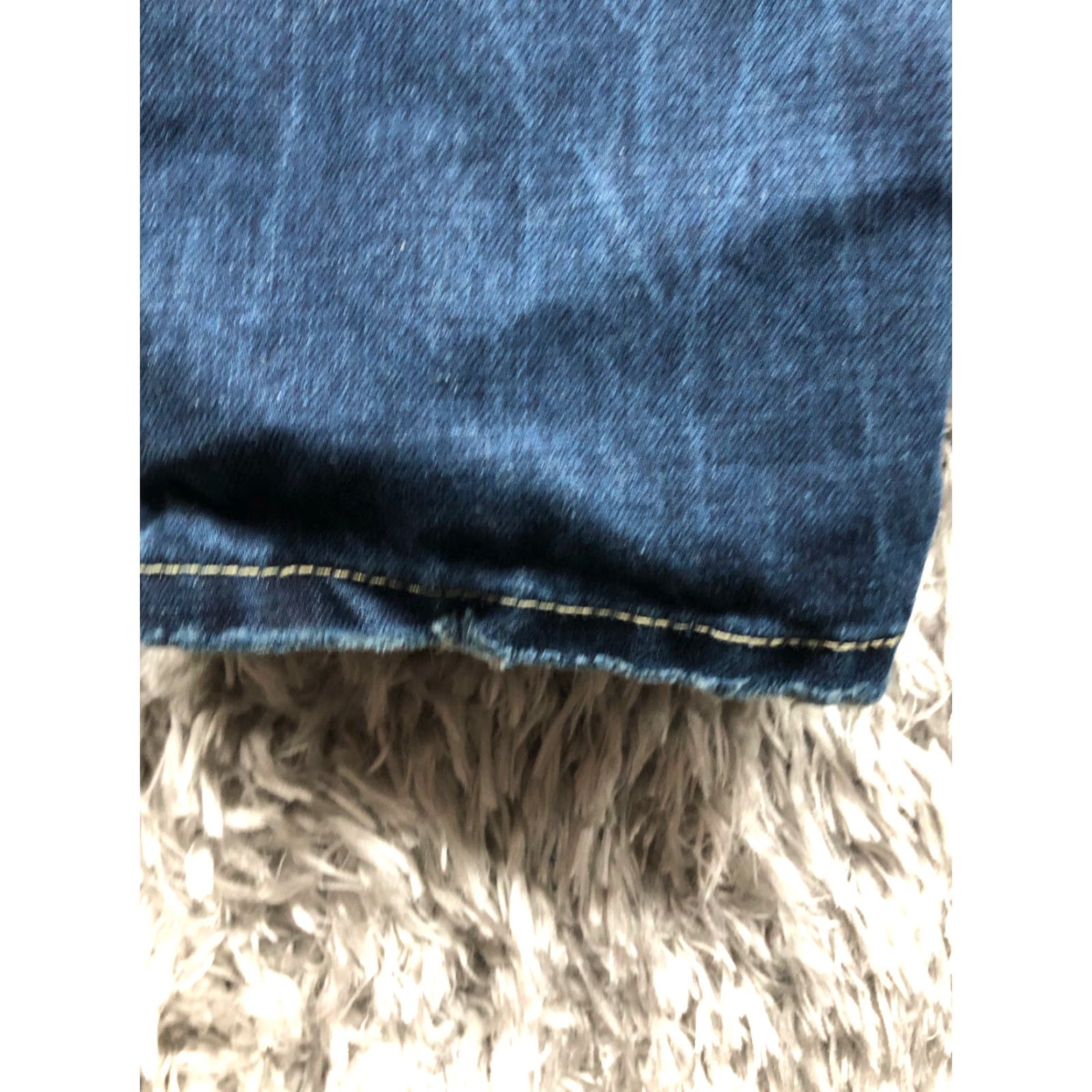 Denime BiePa Jeans Mens Size 31 Mid Rise Straight Leg Dark Wash Denim Blue Jeans Size US 31 - 7 Thumbnail