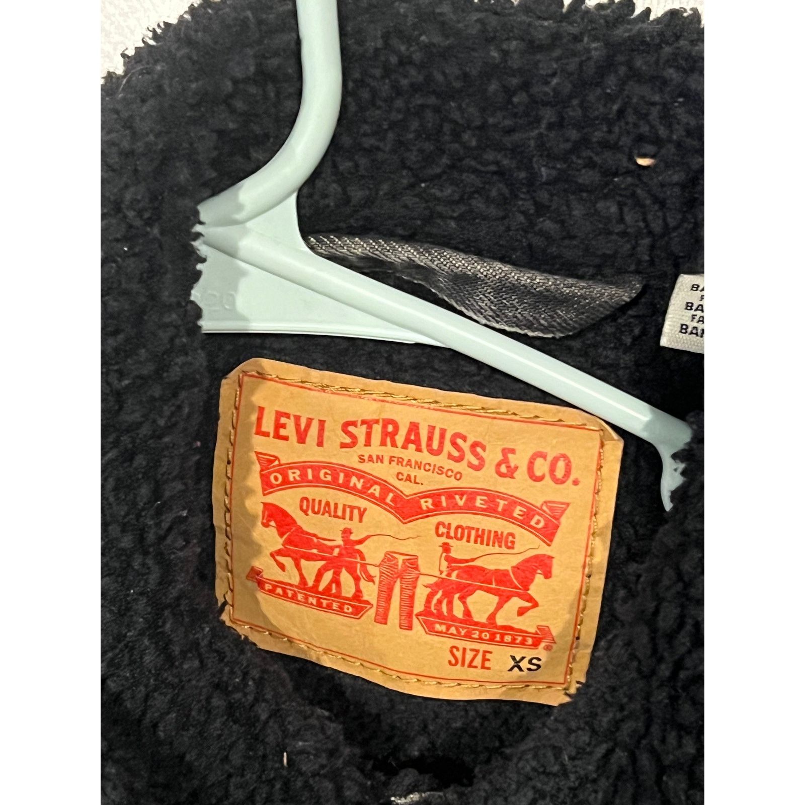 Levi's Levi Strauss Insulated Black Denim Jacket Mens XS Size US XS / EU 42 / 0 - 3 Thumbnail