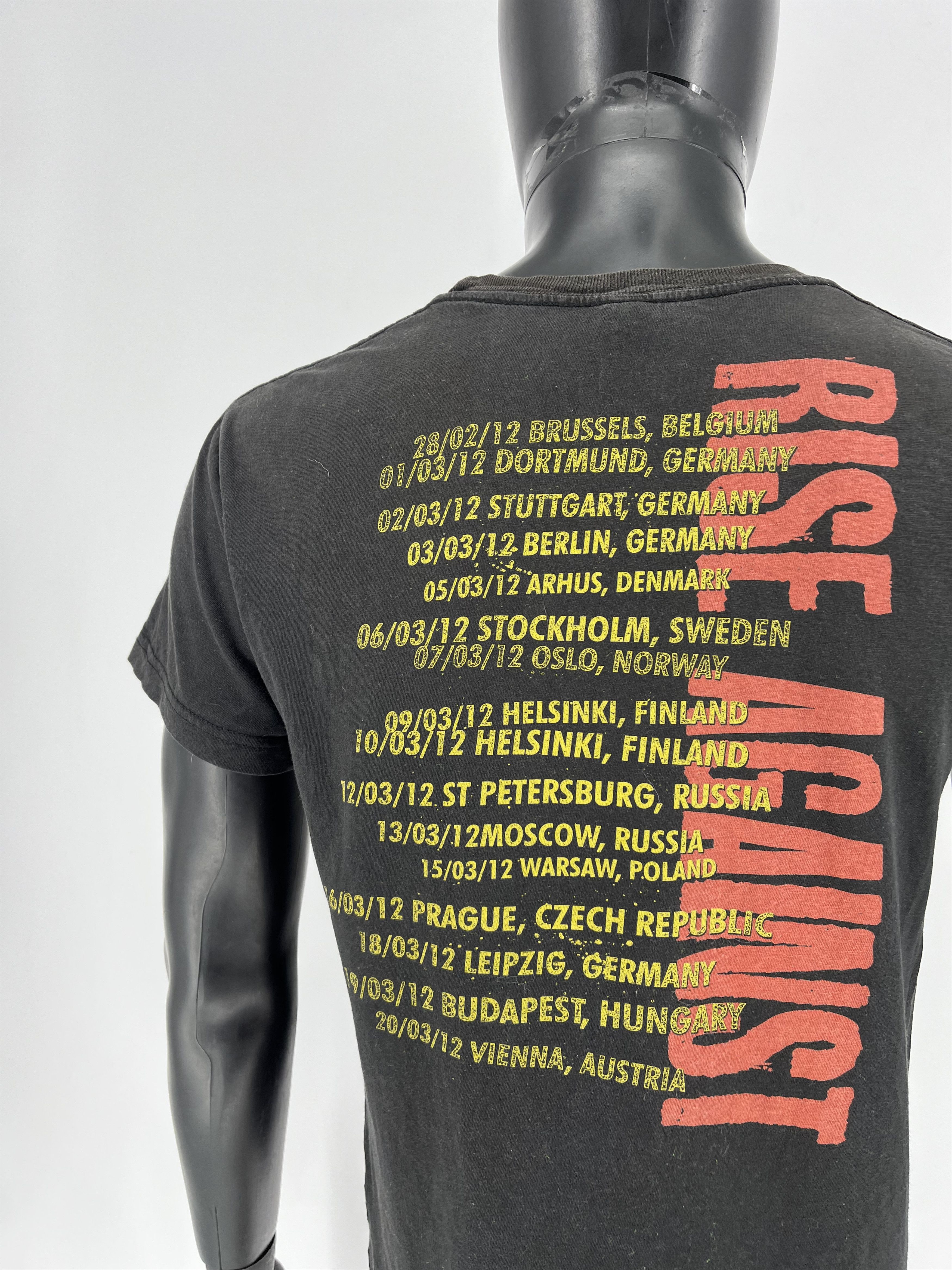 Band Tees Rise Against 2012 Tour T Shirt Men’s Size S Rock Band Black Size US S / EU 44-46 / 1 - 10 Thumbnail