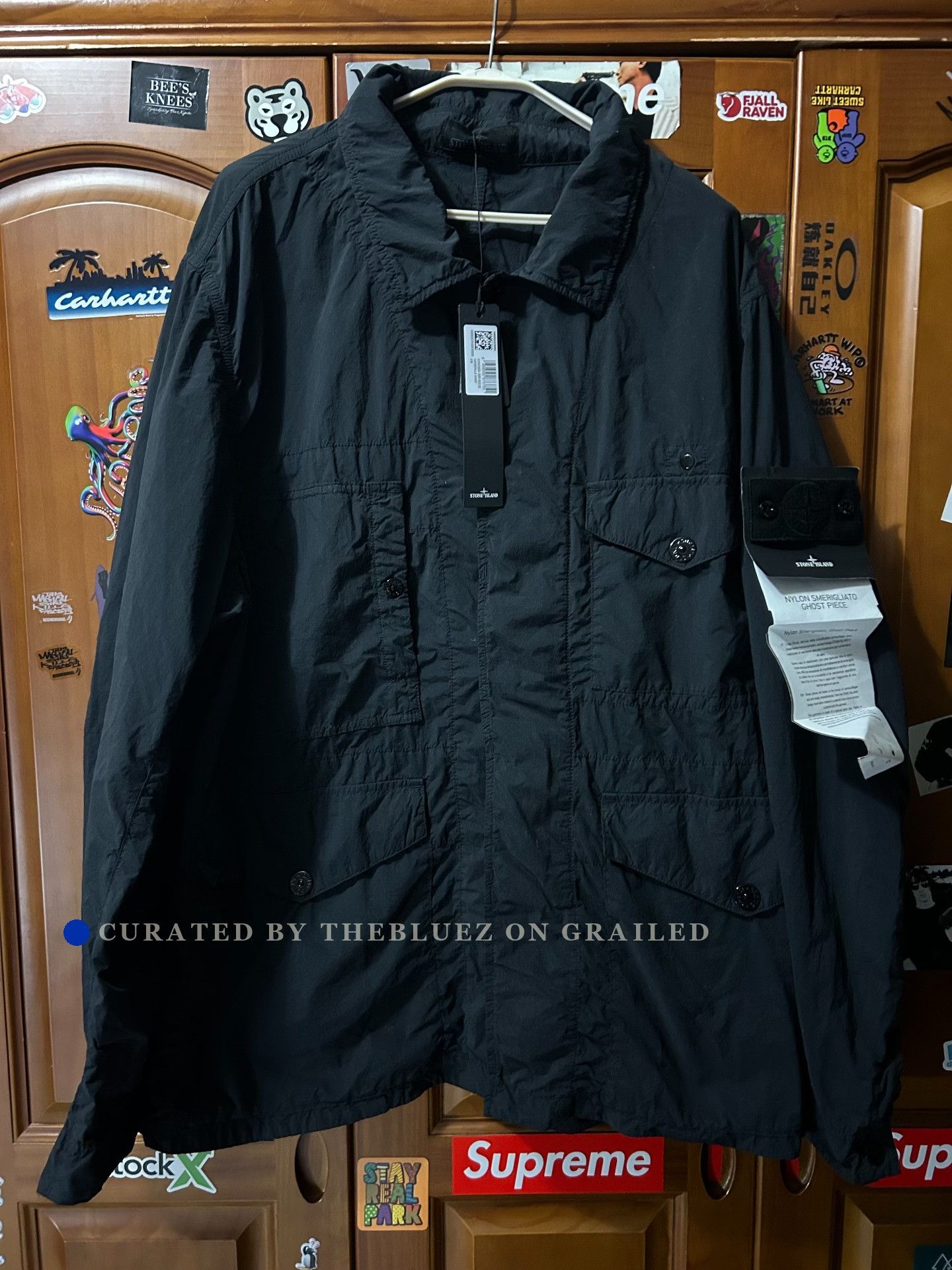 Stone Island Stone Island 25SS Ghost Nylon Jacket Size US XXL / EU 58 / 5 - 1 Thumbnail