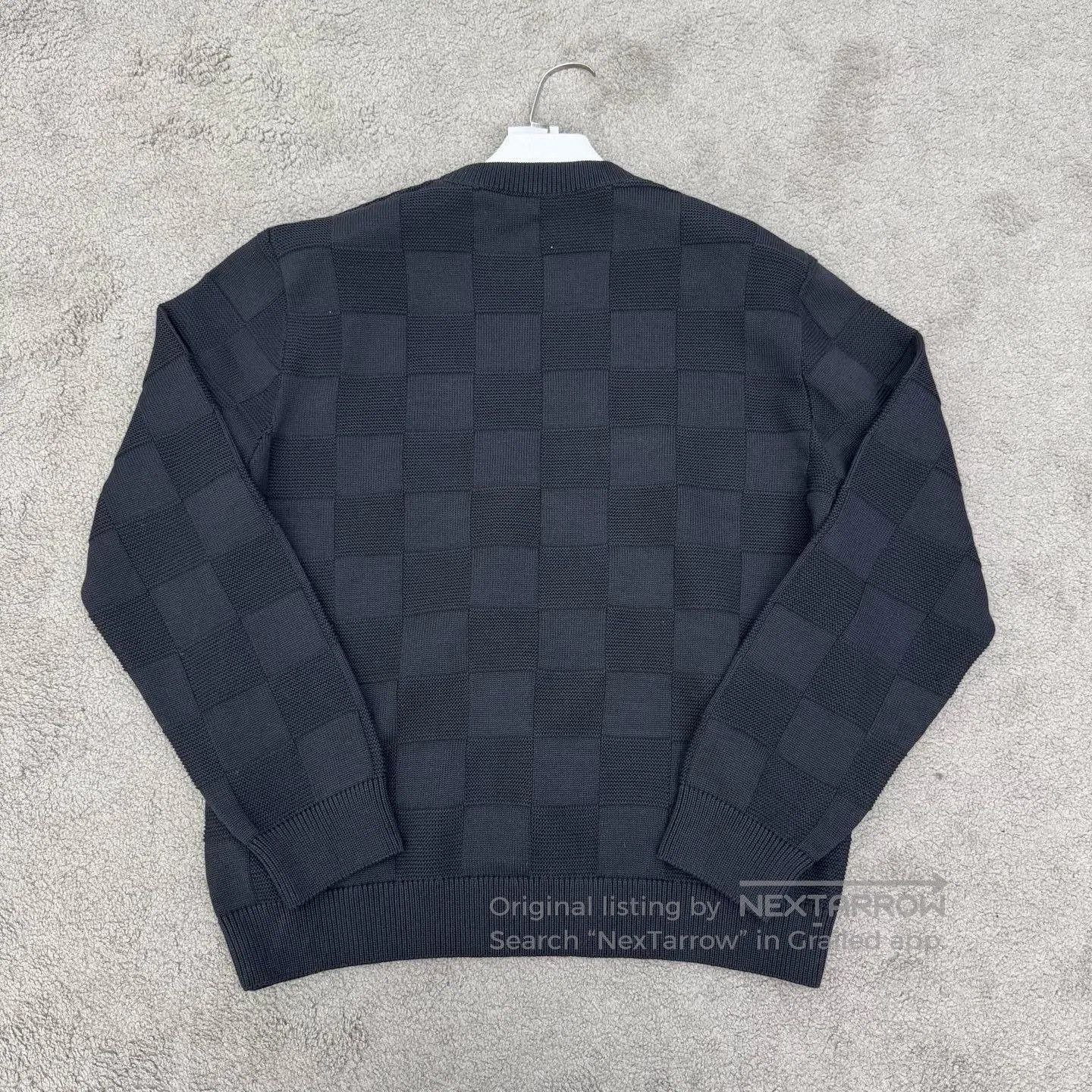 Louis Vuitton Louis Vuitton SS24 Black Checkered Knit Sweater. Size US XL / EU 56 / 4 - 2 Thumbnail