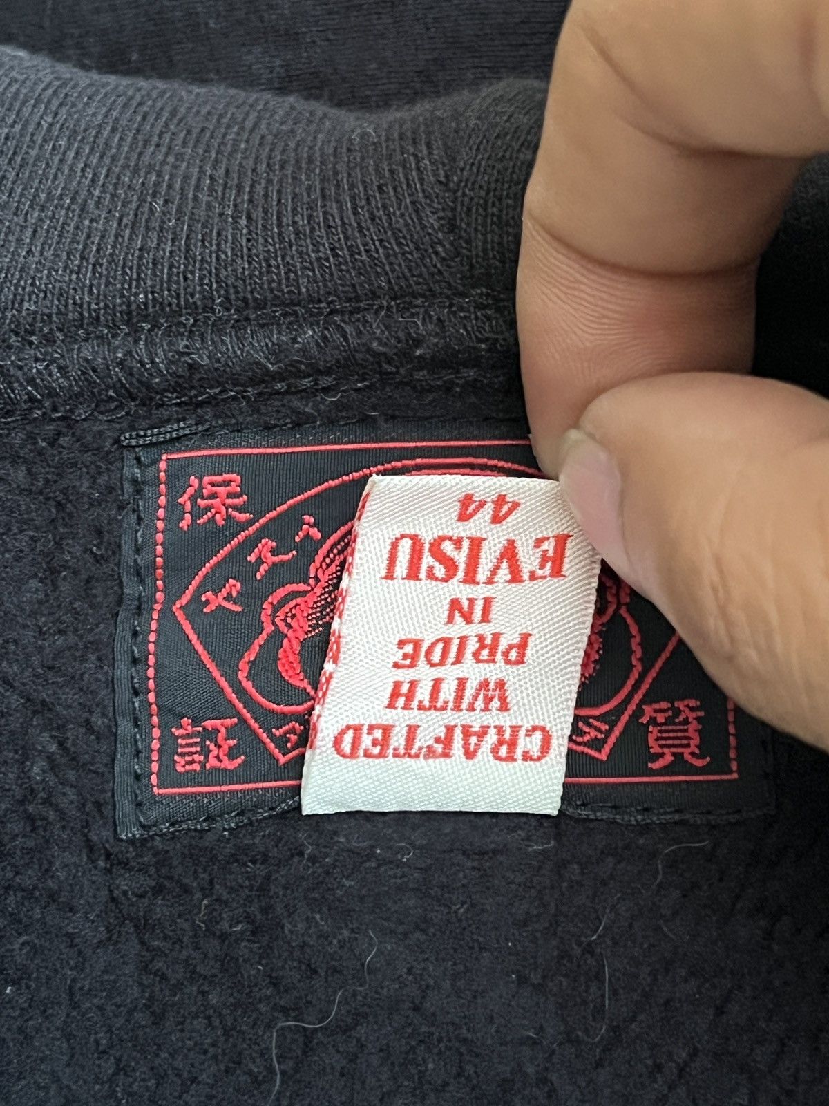 Evisu NEED GONE♻️EVISU DOWLUCK “ONLY SURFACE BAIT” ZIP HOOD Size US XXL / EU 58 / 5 - 4 Thumbnail