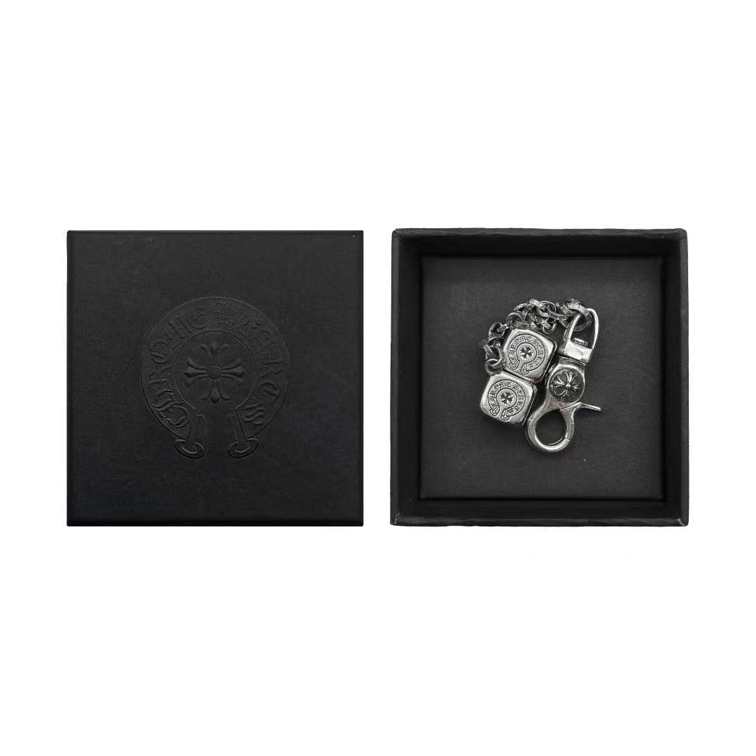 Chrome Hearts Chrome Hearts Silver Dice Keychain Size ONE SIZE - 4 Thumbnail
