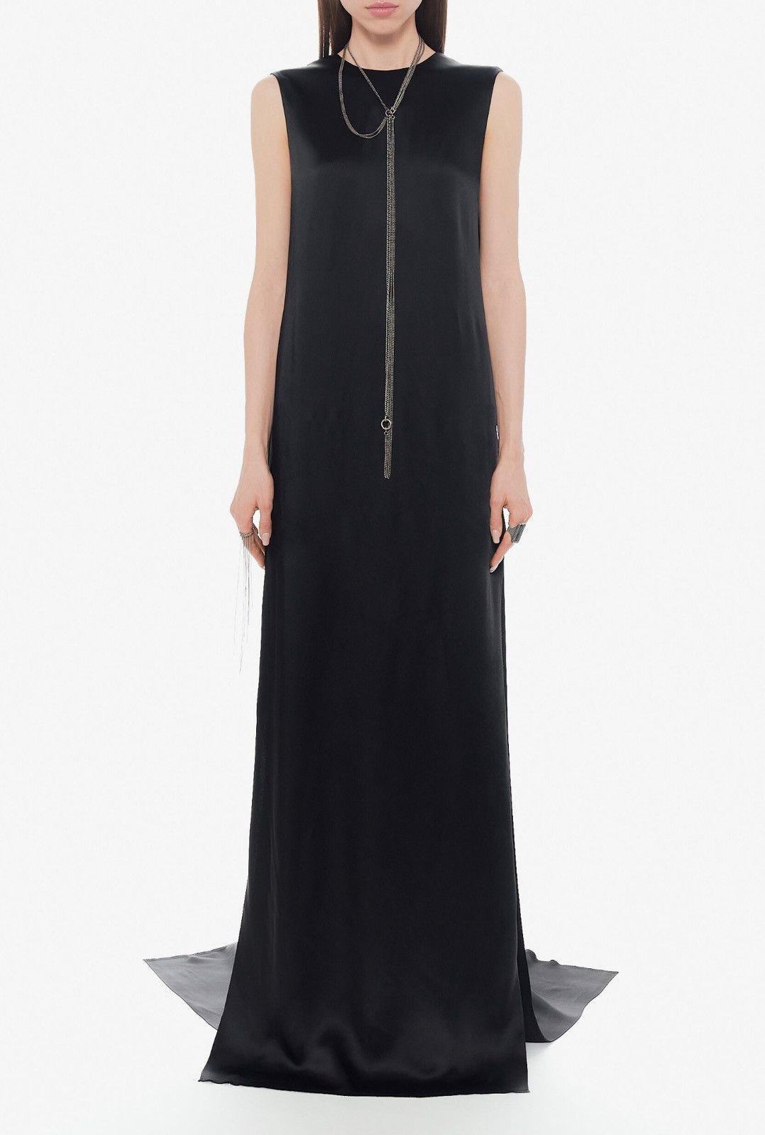 Ann Demeulemeester Last Ann Demeulemeester Fida Open Back Fluid Satin Dress Size M / US 6-8 / IT 42-44 - 3 Thumbnail
