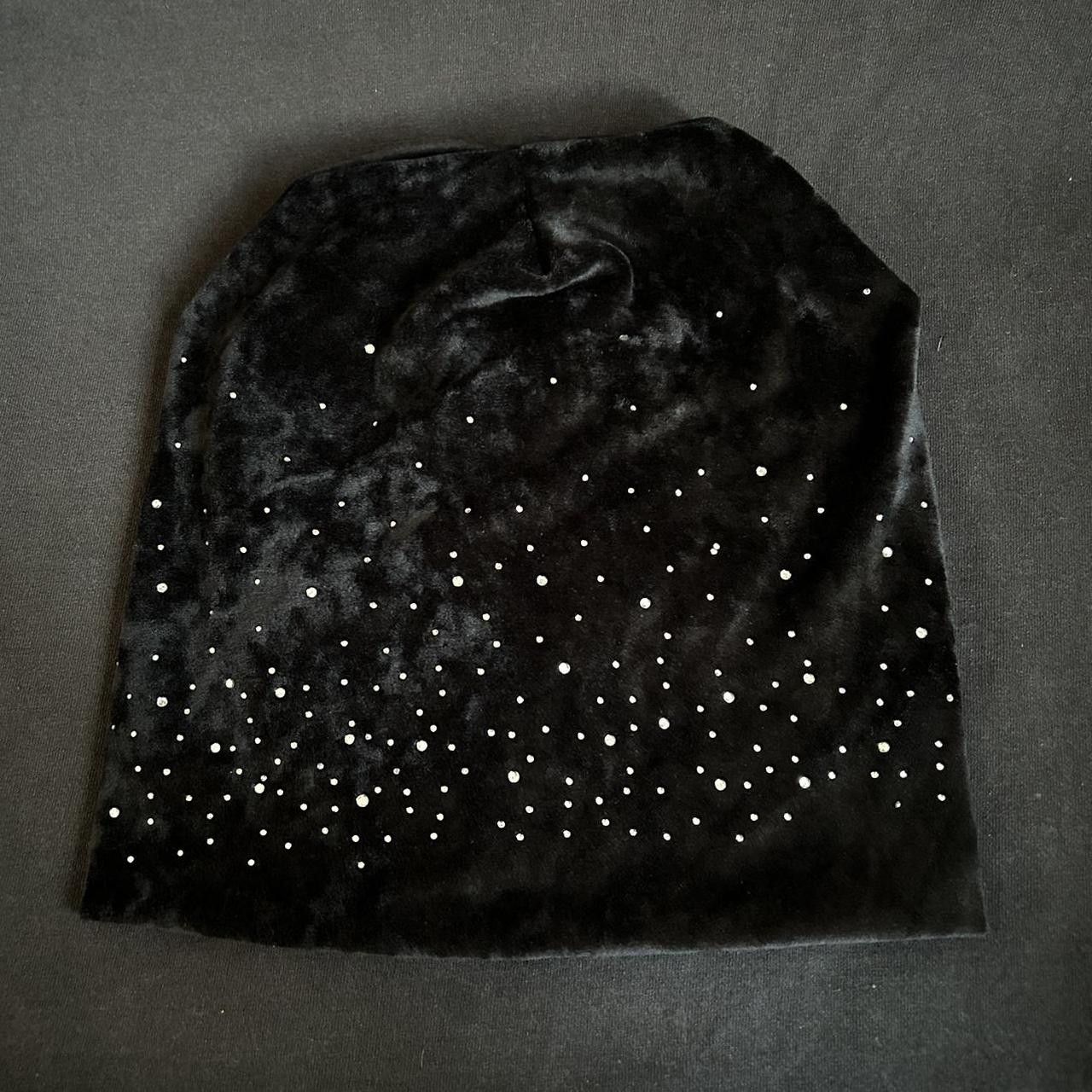 Vintage Y2K 2000s Style Super Soft Rhinestone Beanie Size ONE SIZE - 3 Thumbnail