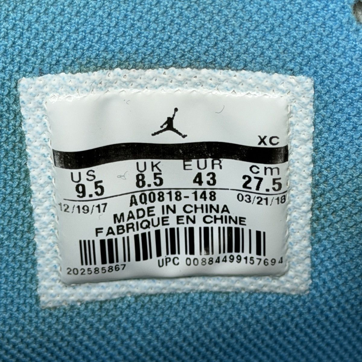 Nike × Off-White Nike Off-White Blue UNC Jordan 1 Hightop Sneakers Size US 9.5 / EU 42-43 - 12 Thumbnail