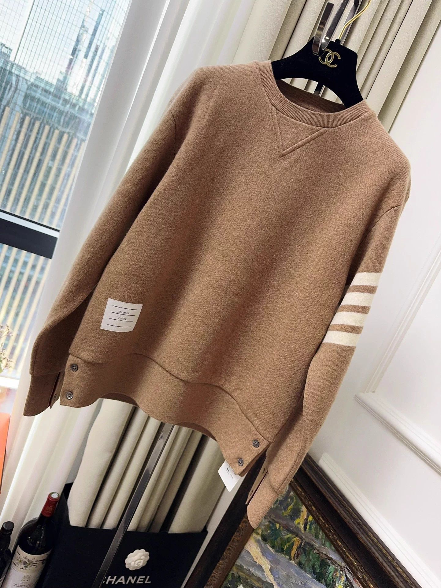 TB Camel 4-bar LS crewneck sweatshirt 40