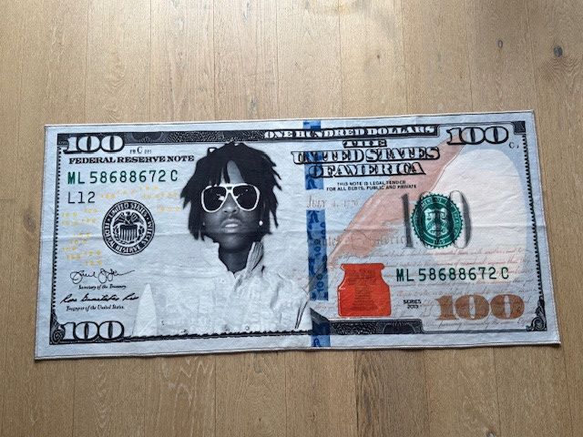 Handmade Chief Keef 100$ Rug Size ONE SIZE - 2 Thumbnail