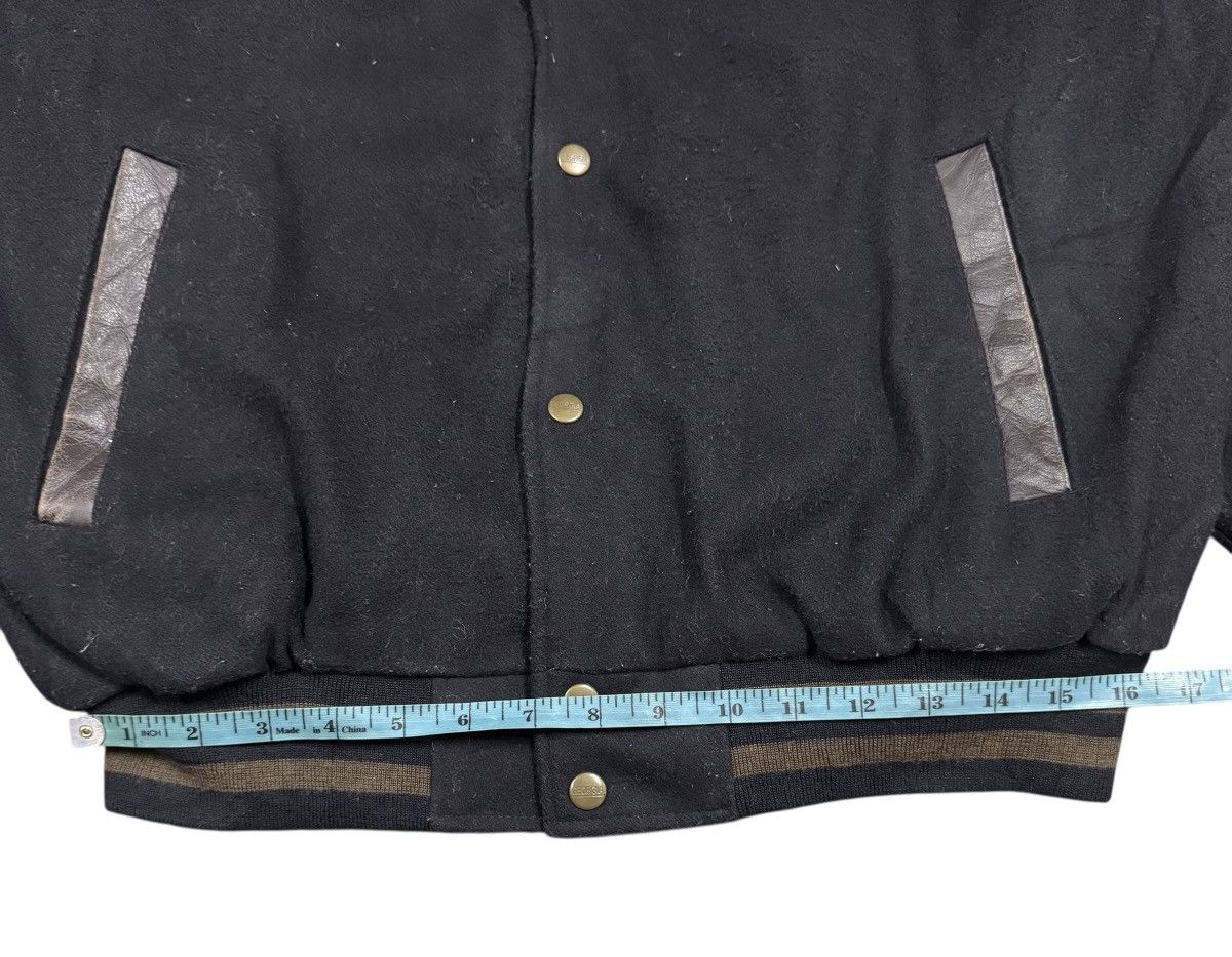 Vintage Vtg🔥90’s Georgia Coffee Varsity Leather/Wool Jacket Size US L / EU 52-54 / 3 - 18 Thumbnail