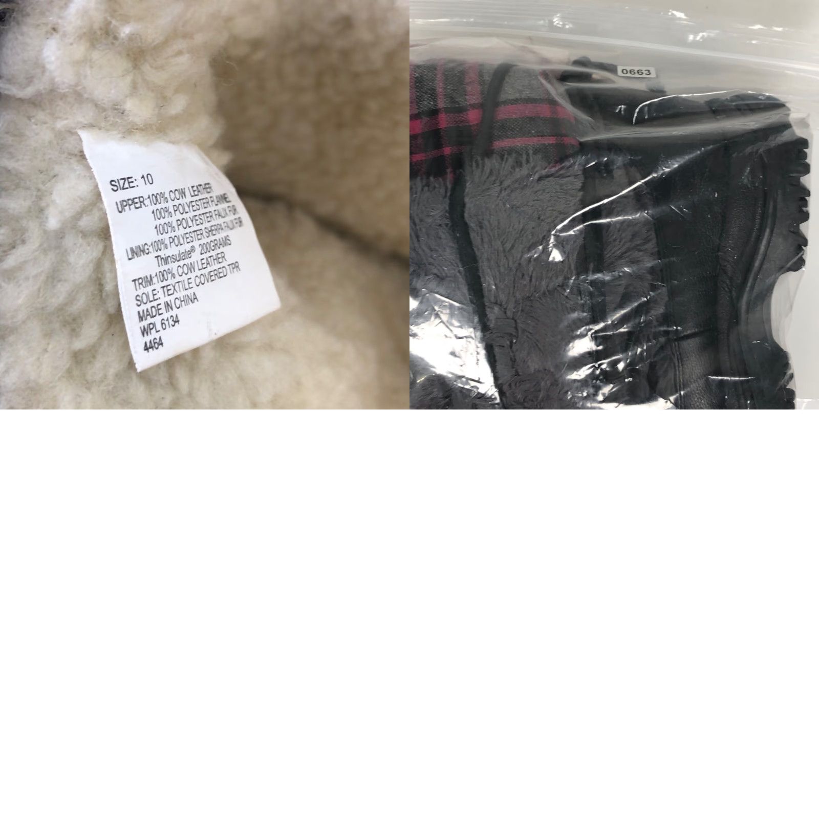 Vintage Muk Luks Womens Snow Boot Gray Plaid Fur Trim Fleece Lined Mid-Calf High Pile Faux Fur Flannel Lightweight Casual Winter 10 M Boots Mens? Size L / US 10 / IT 46 - 9 Thumbnail