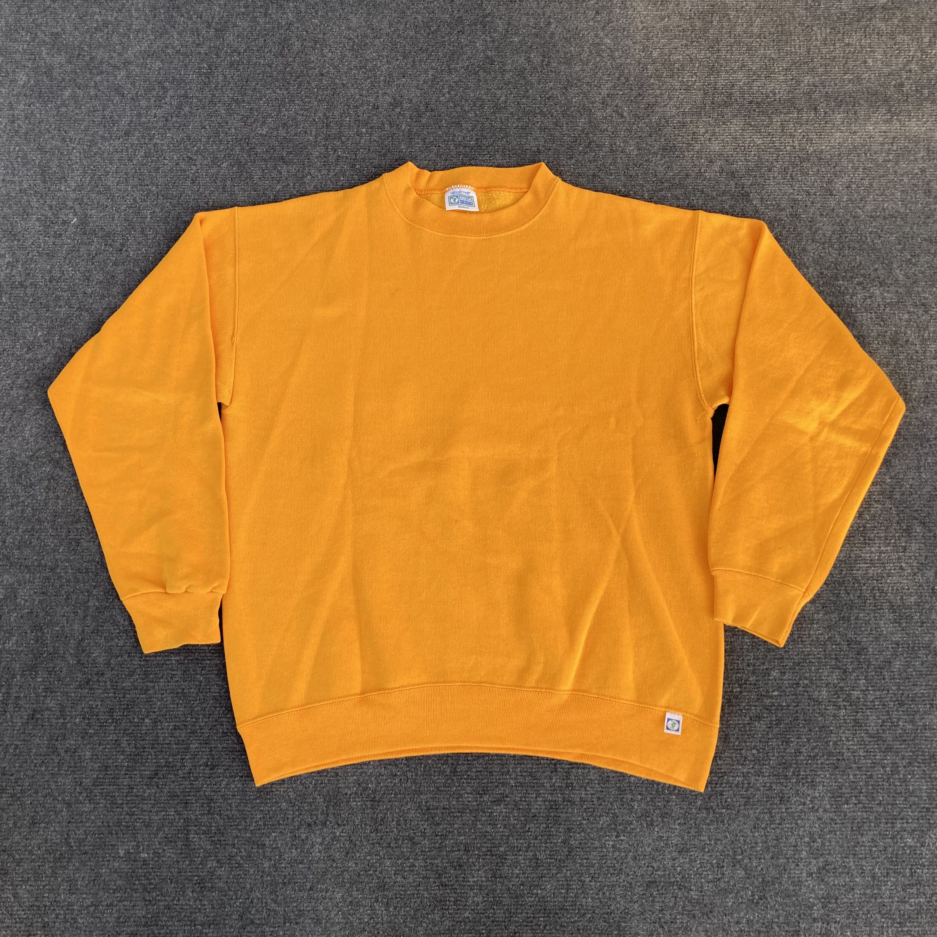Russell Athletic × Vintage Vtg Russell Plain Sweatshirt Size M Hip Hop Sweatshirt Size US M / EU 48-50 / 2 - 1 Thumbnail