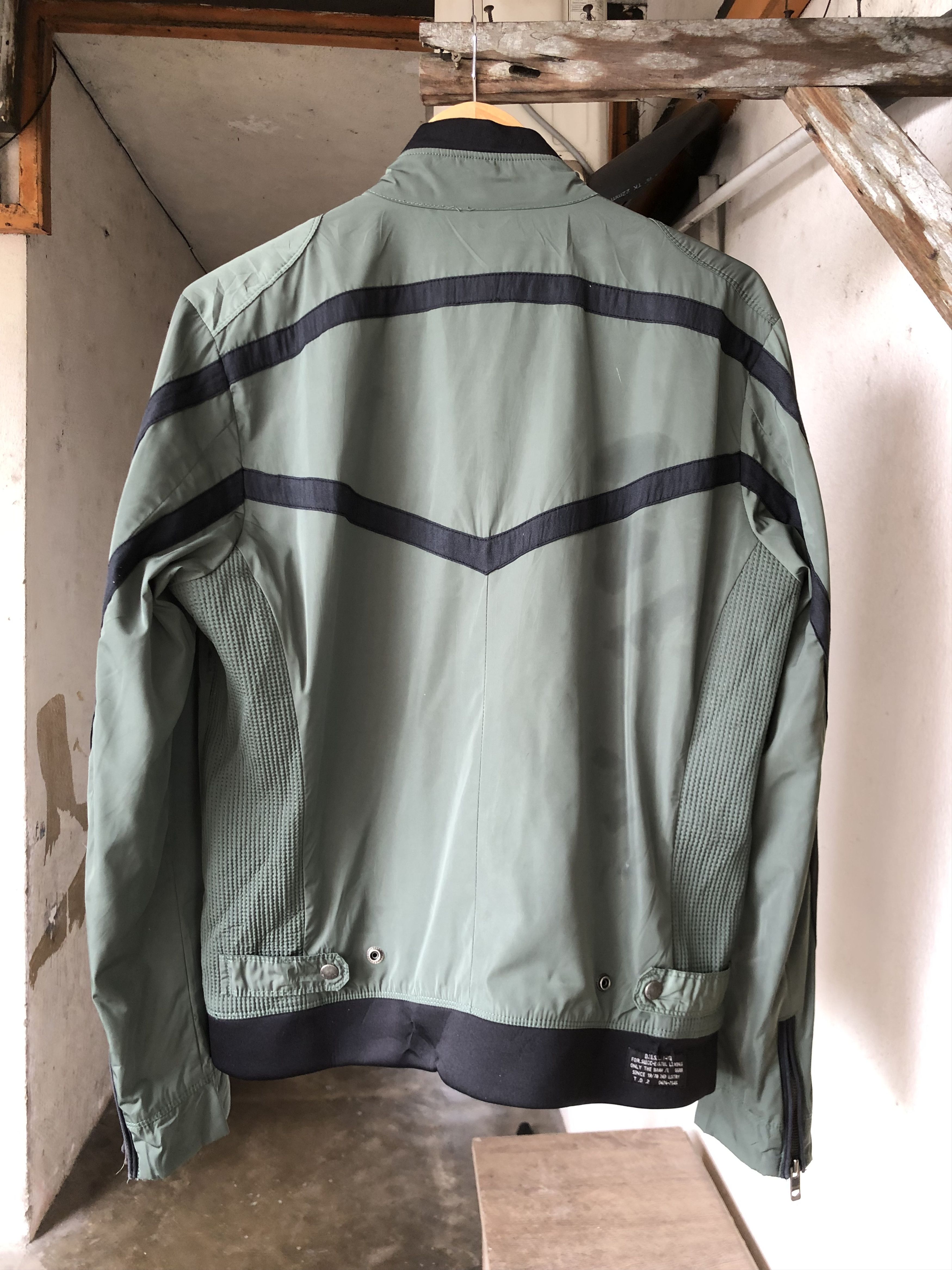 Diesel Nice❗️Diesel light Riding Jacket in Green Nylon Size US XL / EU 56 / 4 - 2 Thumbnail