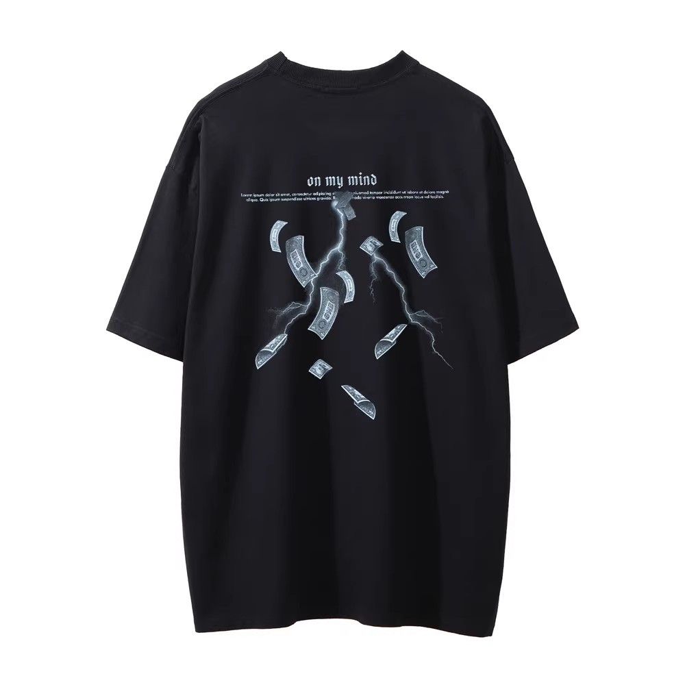Japanese Brand × Vintage Black fun angel print washed T-shirt y2k Size US M / EU 48-50 / 2 - 2 Thumbnail