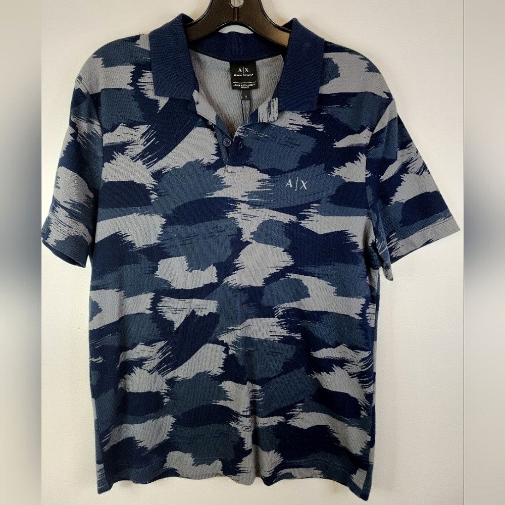 Armani Exchange Armani Exchange Men's Navy/Grey Slim Fit Sexy European SM Size US S / EU 44-46 / 1 - 1 Thumbnail