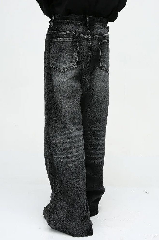 Japanese Brand × Vintage Streetwear Straight Tube Wide Leg y2k Jeans Pants Size US 34 / EU 50 - 5 Thumbnail