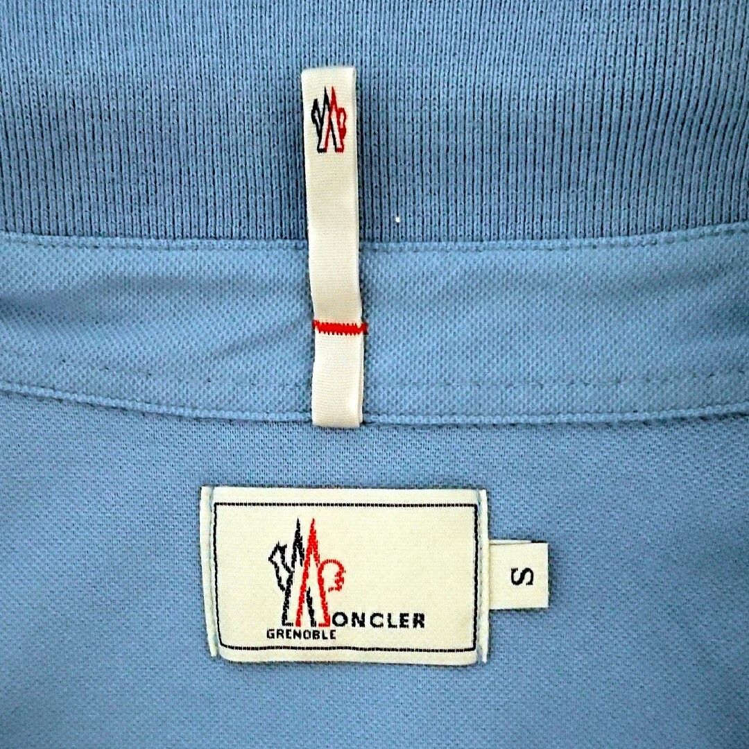Moncler VINTAGE MONCLER POLO LIGHT BLUE SZ SMALL Size US S / EU 44-46 / 1 - 9 Thumbnail