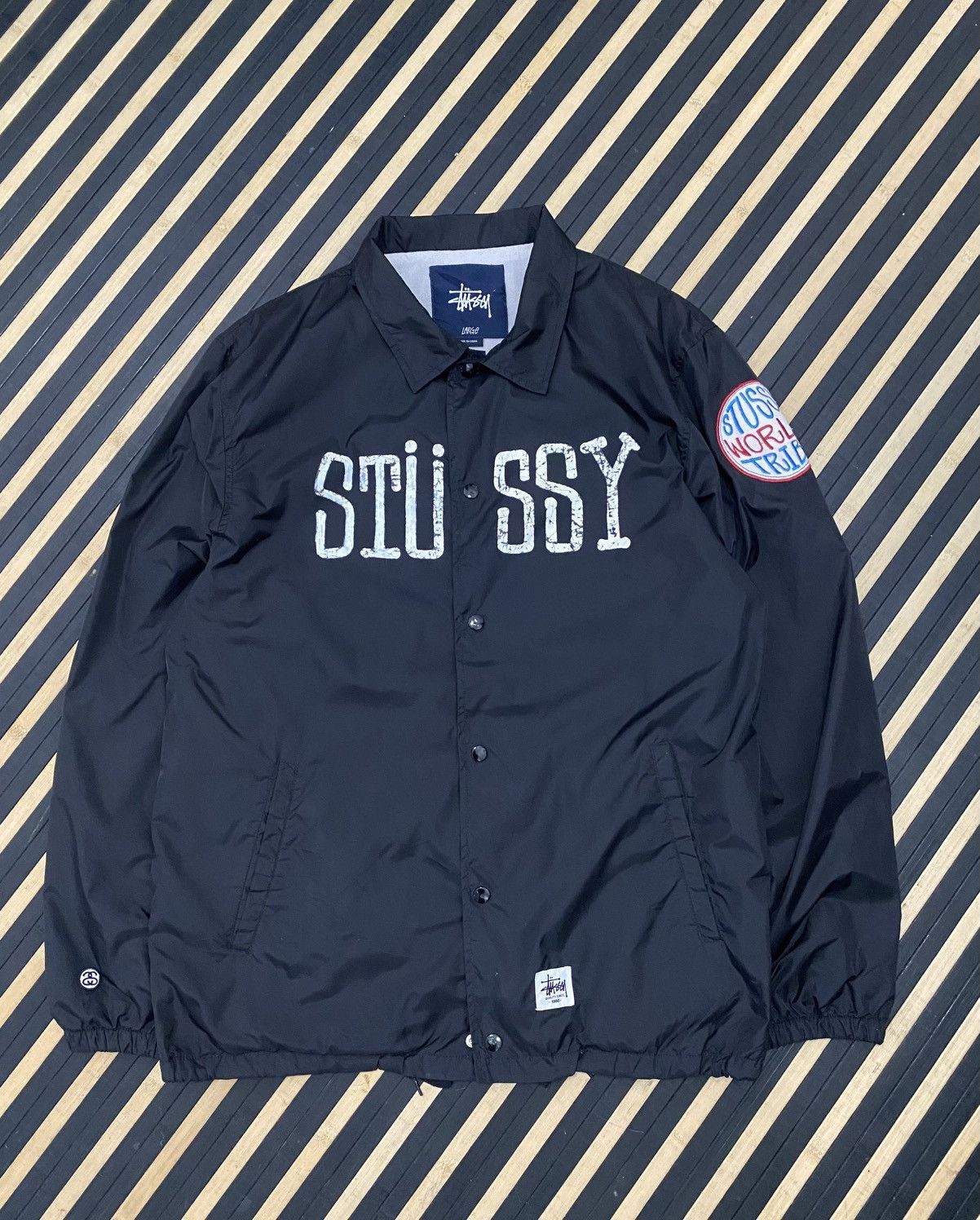 Stussy Coach Jacket Black | Grailed