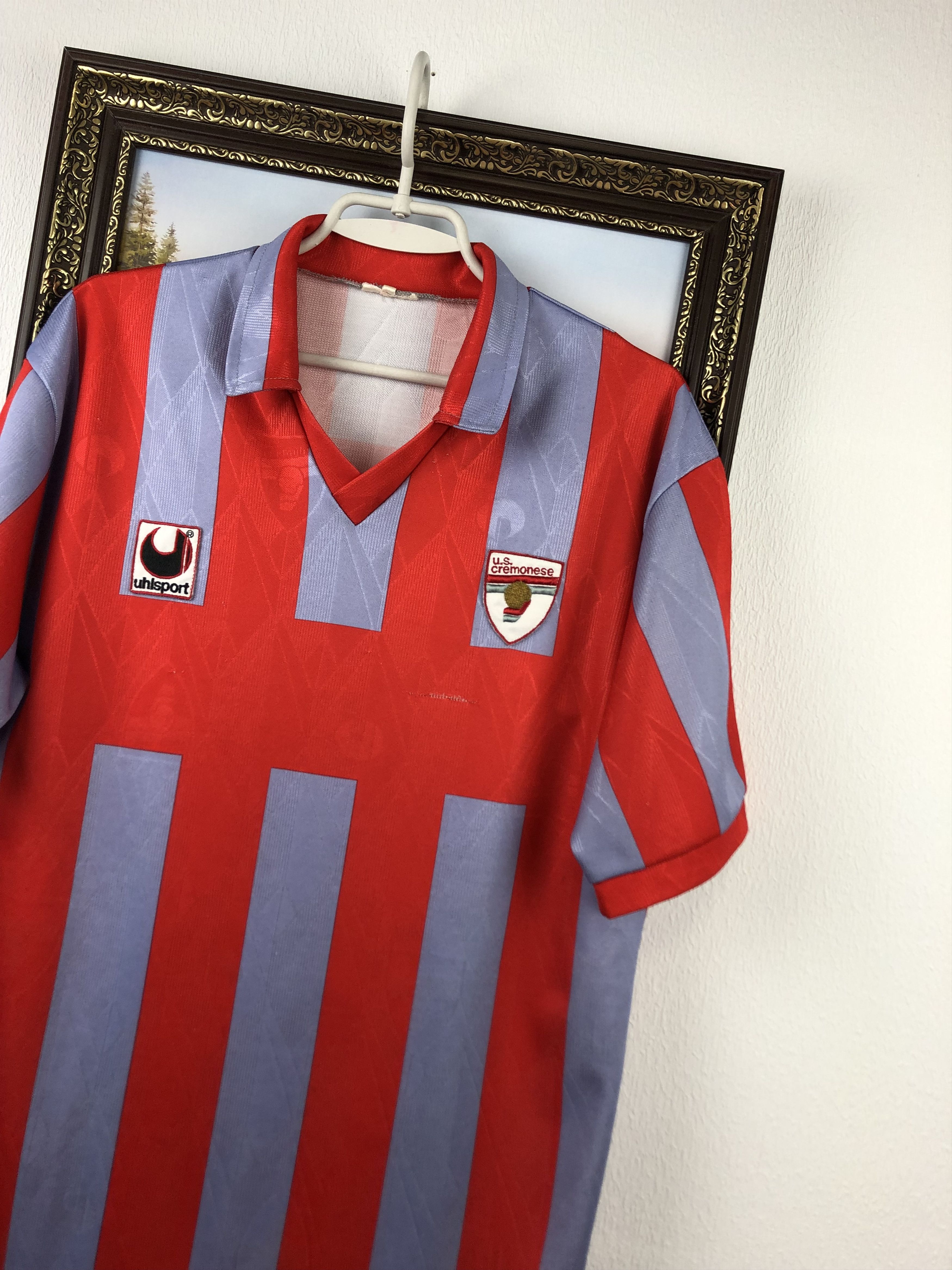 Vintage U.S. Cremonese Home football shirt 1992/1995 Soccer Jersey Size US M / EU 48-50 / 2 - 4 Thumbnail