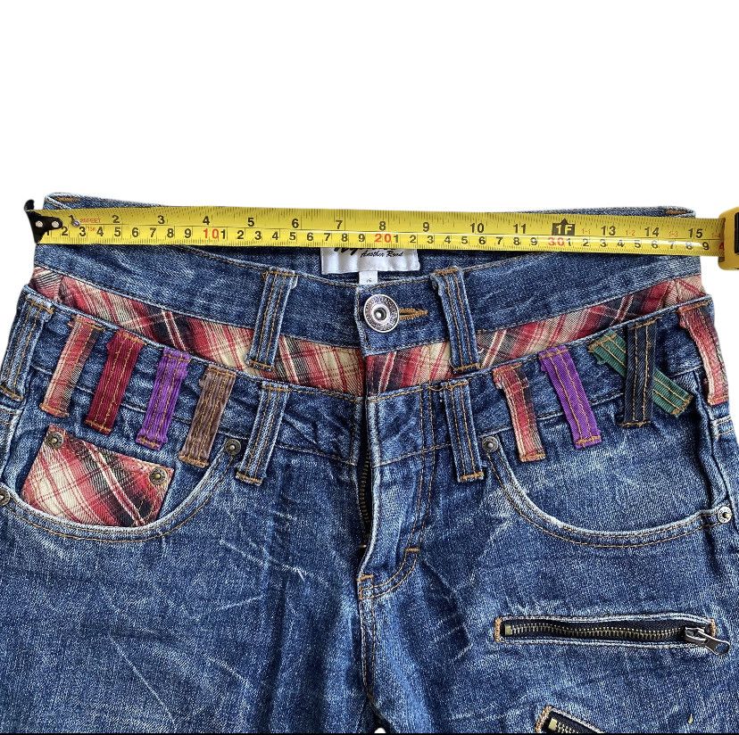 20471120 Nylaus Double Waist flare gothic grunge Jeans 14Addition lgb Size US 30 / EU 46 - 12 Thumbnail