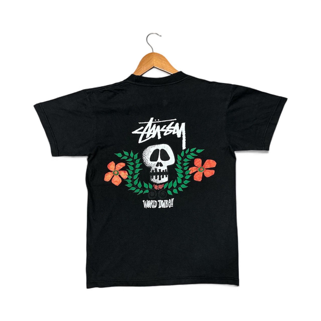 Stussy ‼️RARE‼️VINTAGE 90S STUSSY LINE LARGE WORLD TRIBE TSHIRT TEE🔥 Size US M / EU 48-50 / 2 - 1 Thumbnail