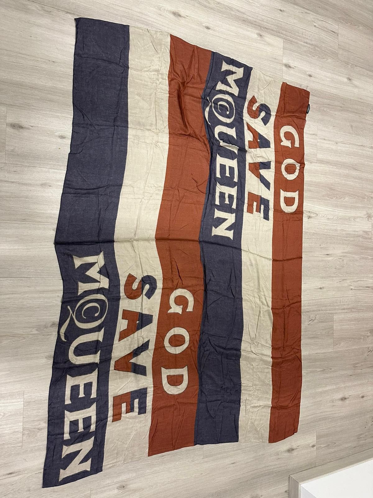 Alexander McQueen Alexander McQueen Modal Scarf – “God Save McQueen” (2011) Size ONE SIZE - 1 Thumbnail