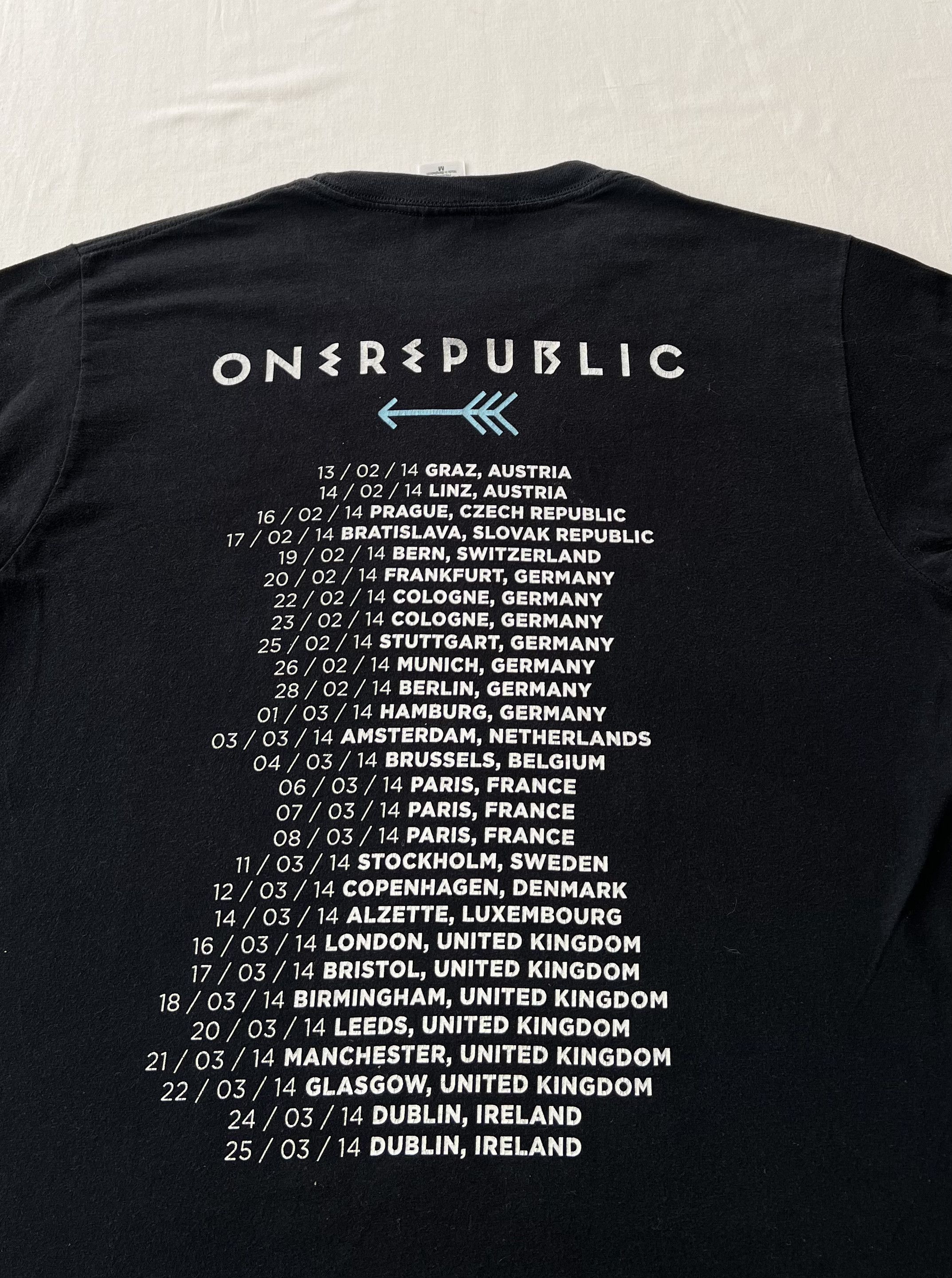 Band Tees Vintage 2014 OneRepublic Native Pop Rock Band T-shirt Size US M / EU 48-50 / 2 - 8 Thumbnail
