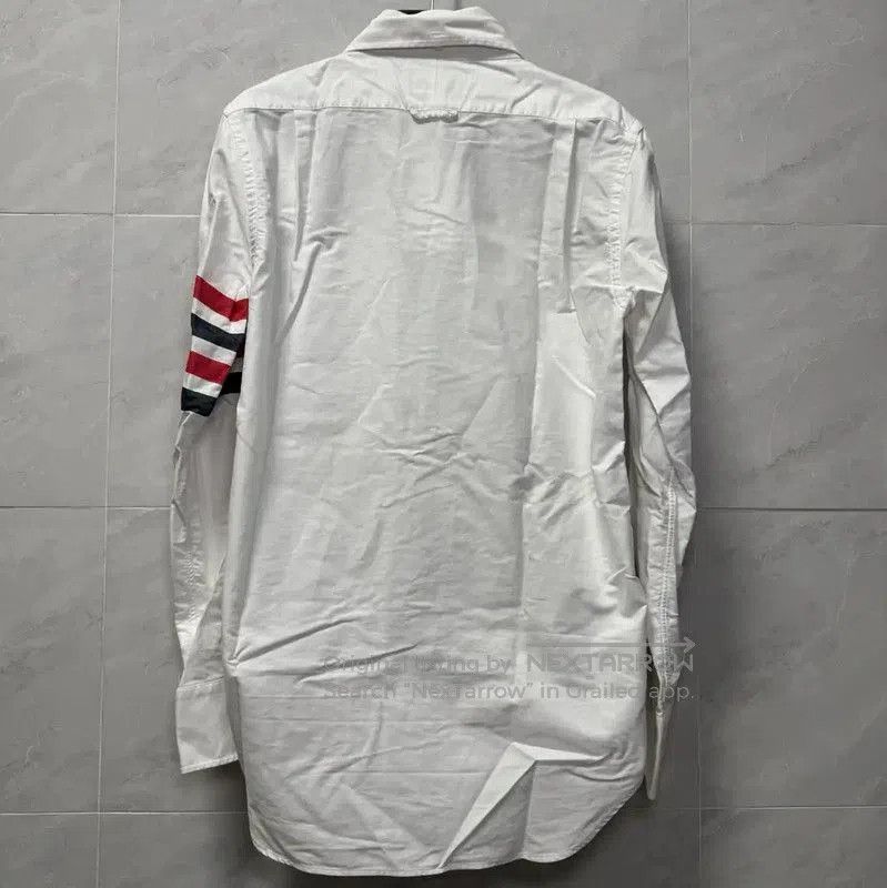 Thom Browne Thom Browne White Long Sleeve Shirt . Size US S / EU 44-46 / 1 - 2 Thumbnail