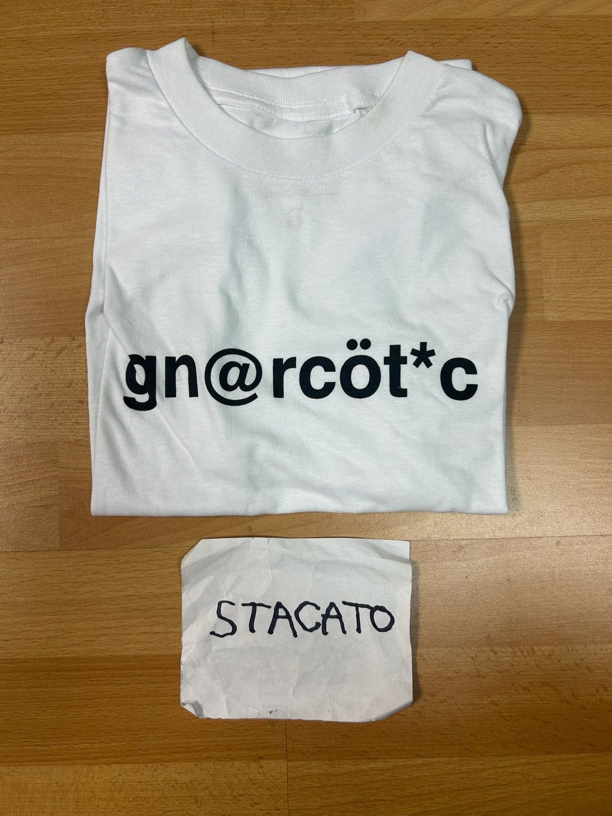 Gnarcotic × Rap Tees Gnarcotic Lil Gnar gn@rcöt*c Symbol Tee White Size US S / EU 44-46 / 1 - 5 Thumbnail