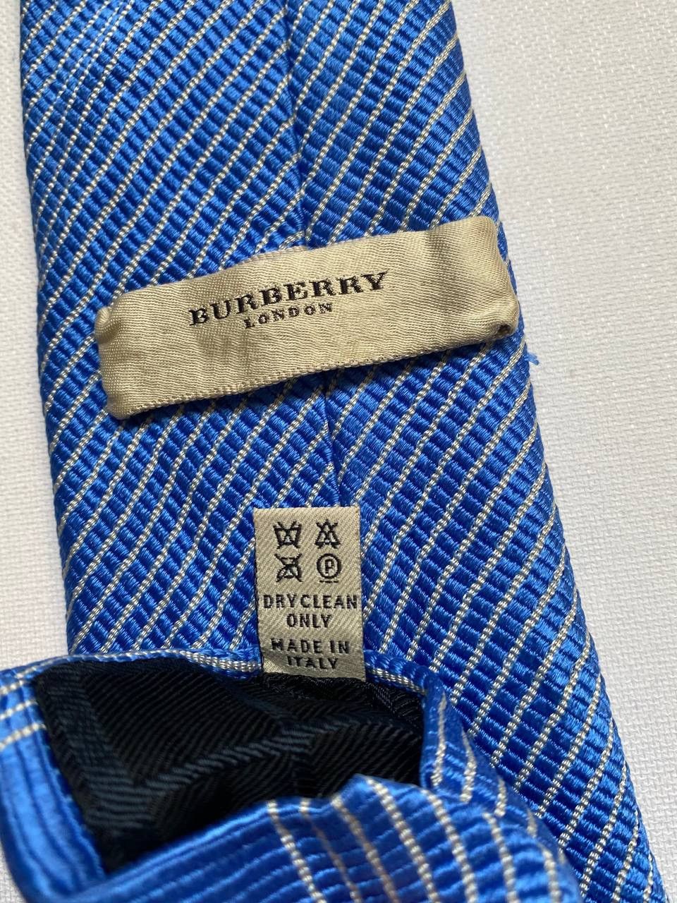 Burberry Burberry London Mini Logo Striped Tie Size ONE SIZE - 3 Thumbnail