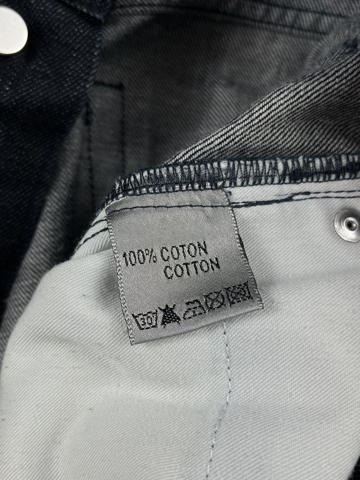 Dior SS10 Dior Homme Faded Washed Indigo Blue Denim Jeans Size US 29 - 7 Thumbnail