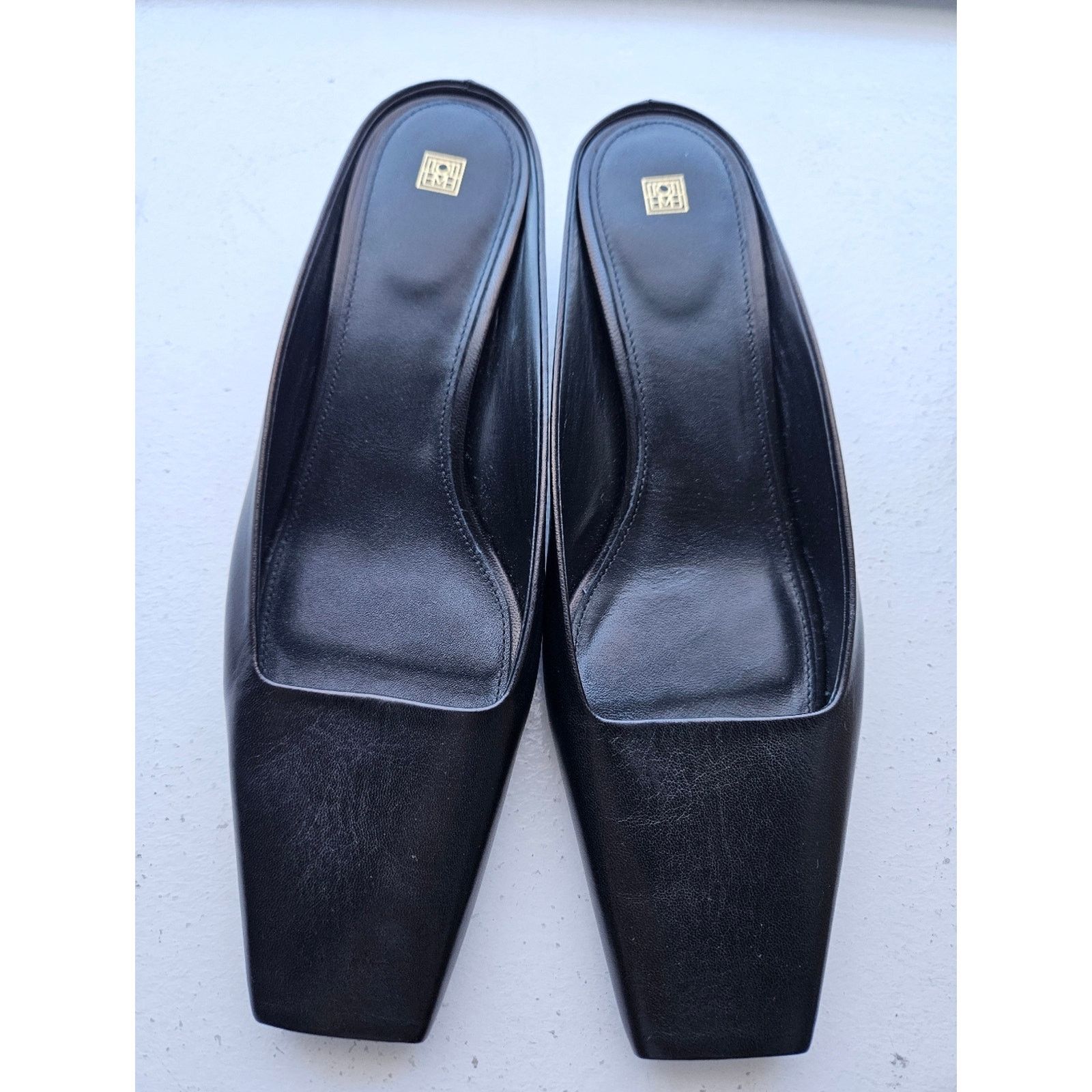 Toteme Toteme Black Leather Mules Size 38 Eith Box and Dustbag! Size US 7 / IT 37 - 1 Thumbnail