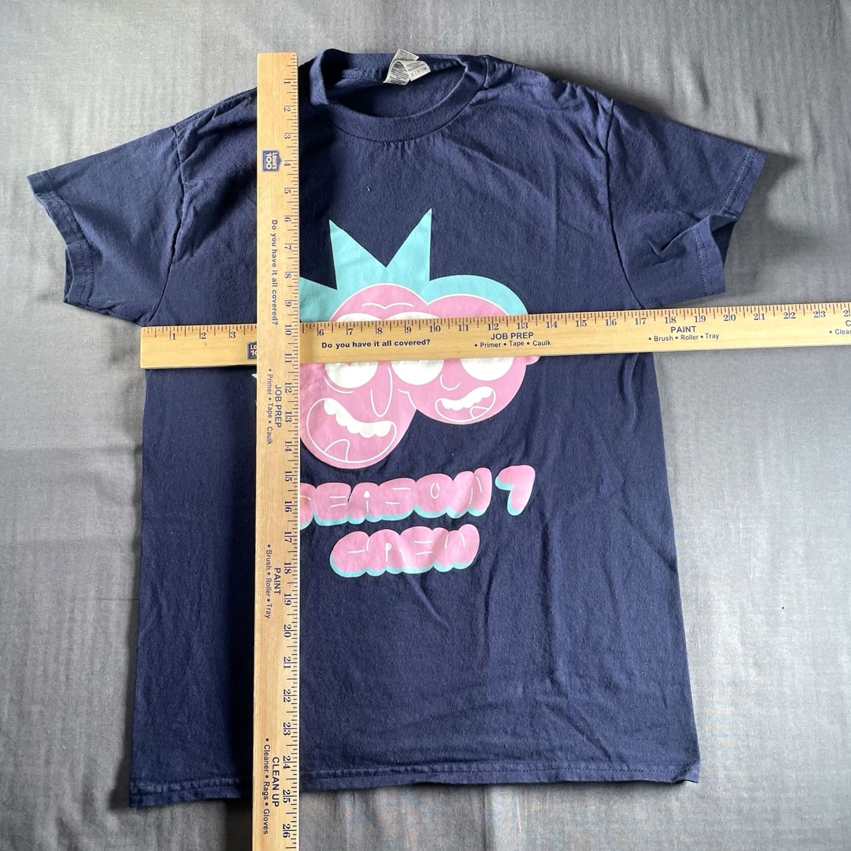 Swims Rick and Morty Shirt Mens Small Crew T-Shirt Blue Adult Swim Team Season 7 M & M S Regular Men Size US S / EU 44-46 / 1 - 4 Thumbnail