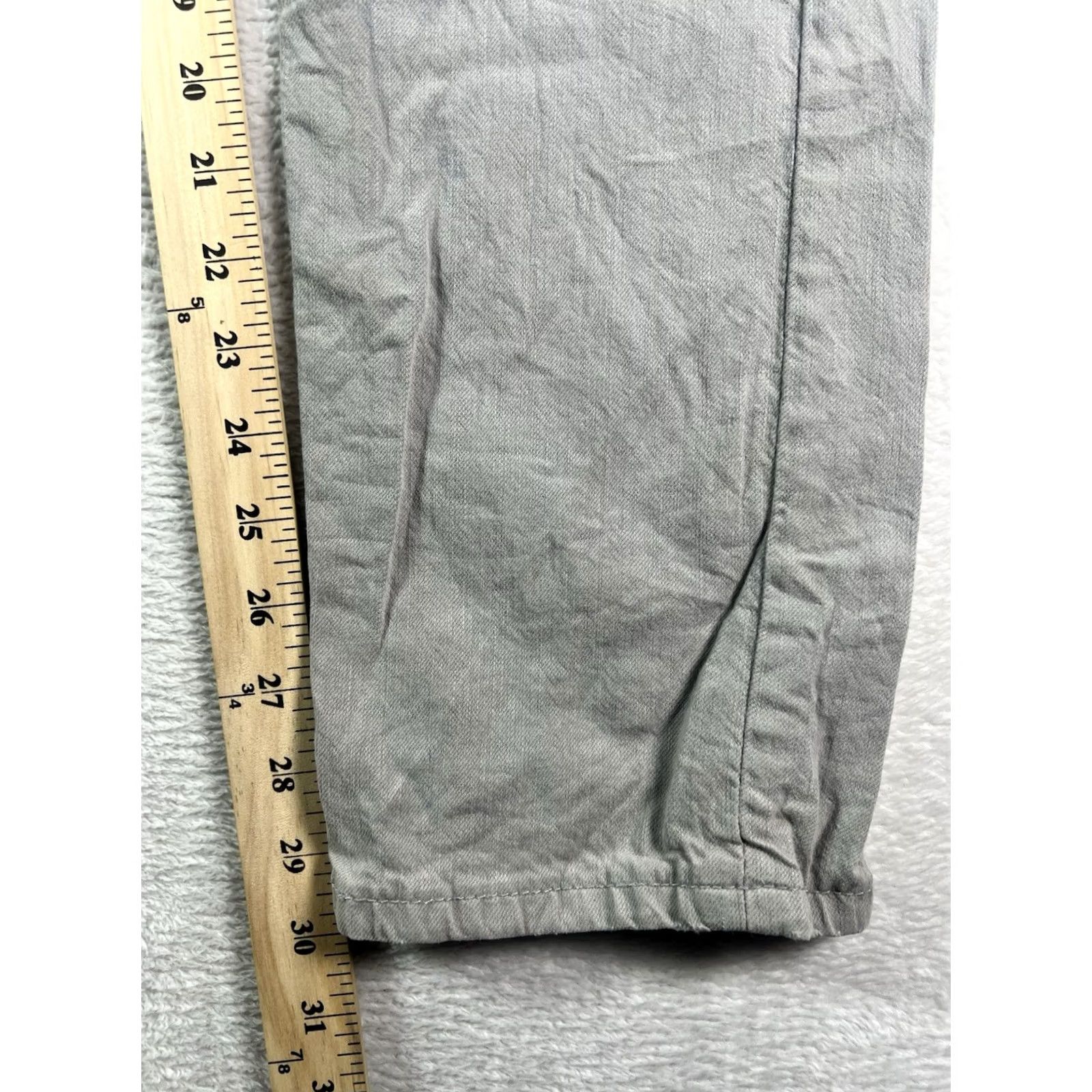 Levi's VTG Levi's 513 Jeans Mens 31x30 Gray Denim Distressed Workwear Slim Straight 5-Pocket Mens Size US 31 - 4 Thumbnail