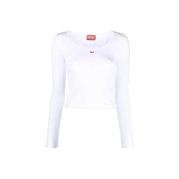 Diesel Diesel Oval-D Logo Long Sleeve T-Shirt 0079 Size M / US 6-8 / IT 42-44 - 1 Thumbnail