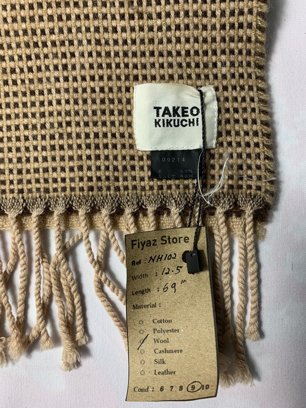 Vintage Takeo Kikichi Scarf / Muffler / Neckwear Size ONE SIZE - 5 Thumbnail