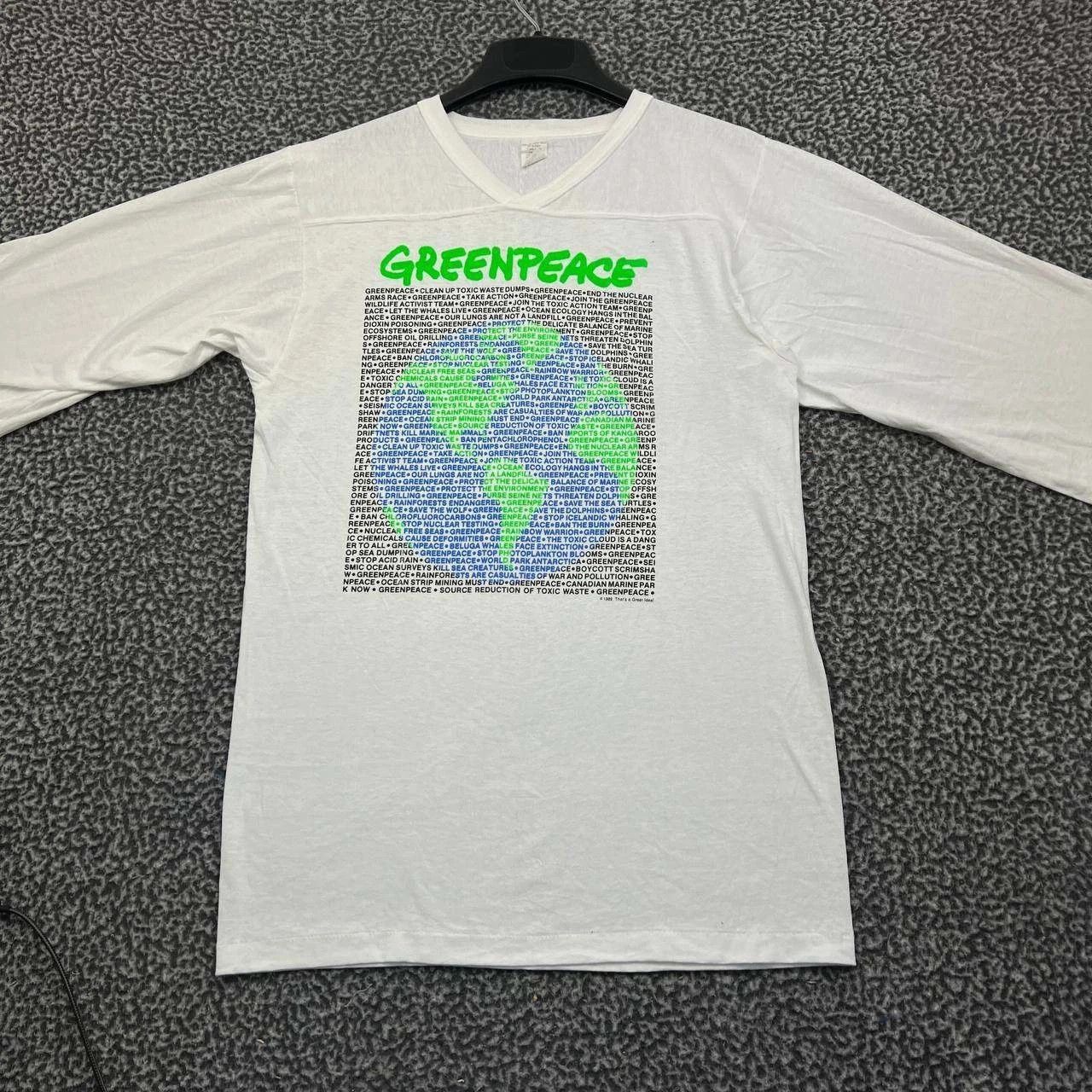 Other Vintage Greenpeace Earth Nature Shirt 3/4 Sleeve Cotton M Size US M / EU 48-50 / 2 - 1 Thumbnail