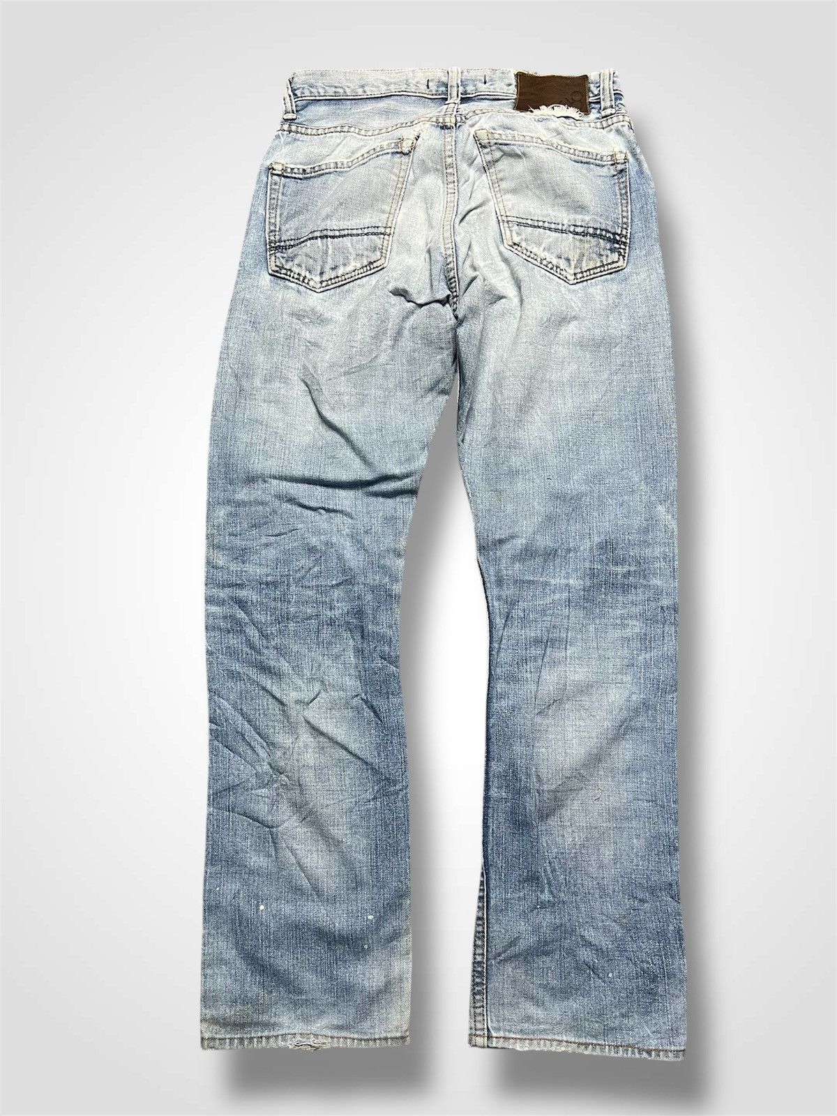 Johnbull Vtg Johnbull Japan Distressed Denim Jeans Paint Splatter(45) Size US 28 / EU 44 - 2 Thumbnail