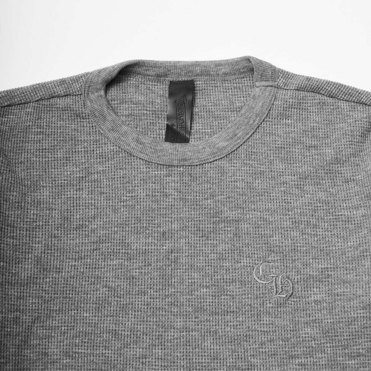 Chrome Hearts CHROME HEARTS CH WOOL THERMAL LONG T-SHIRT GRAY Size US S / EU 44-46 / 1 - 2 Thumbnail