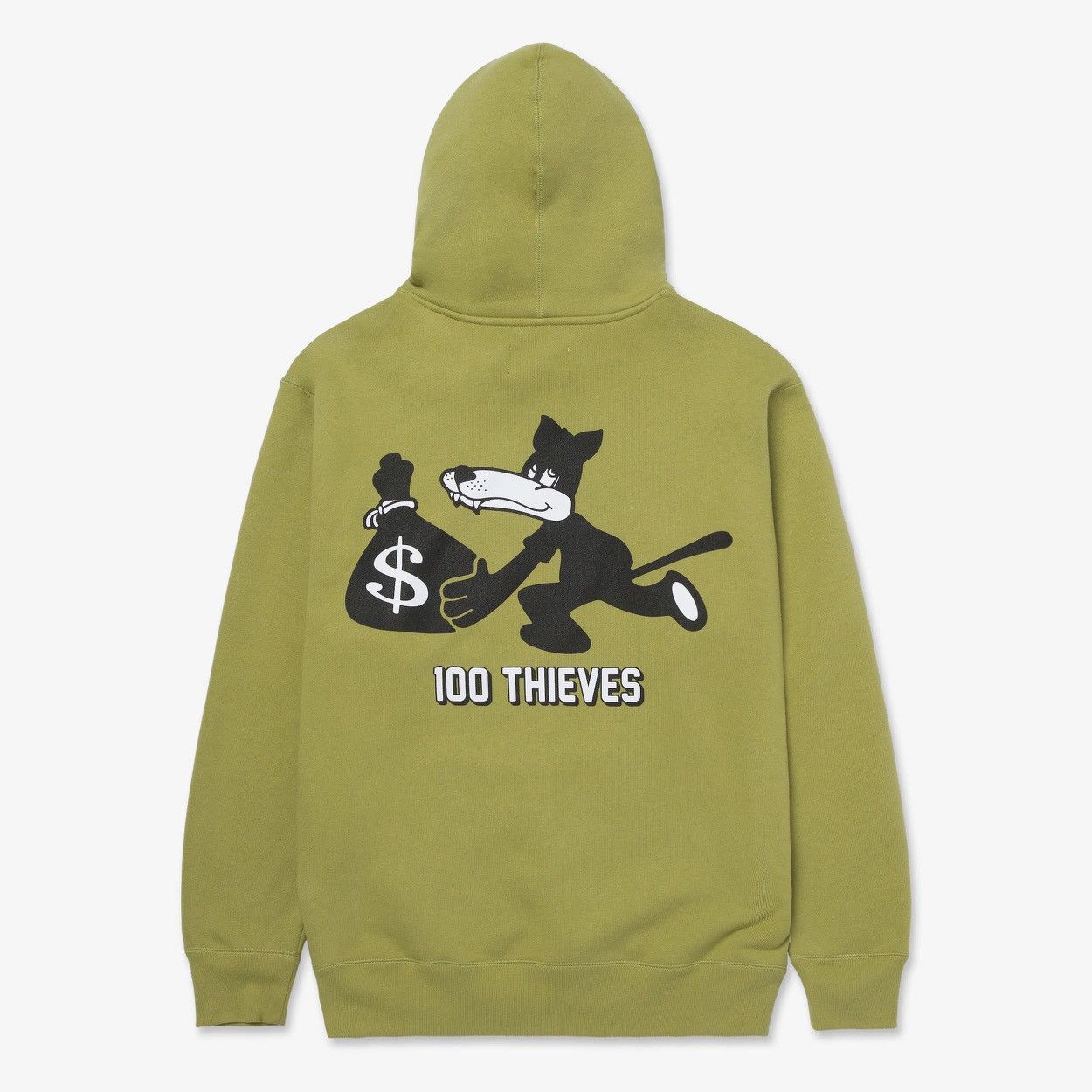 100 Thieves 100 Thieves Wolf Hoodie olive, size XL Size US XL / EU 56 / 4 - 4 Thumbnail