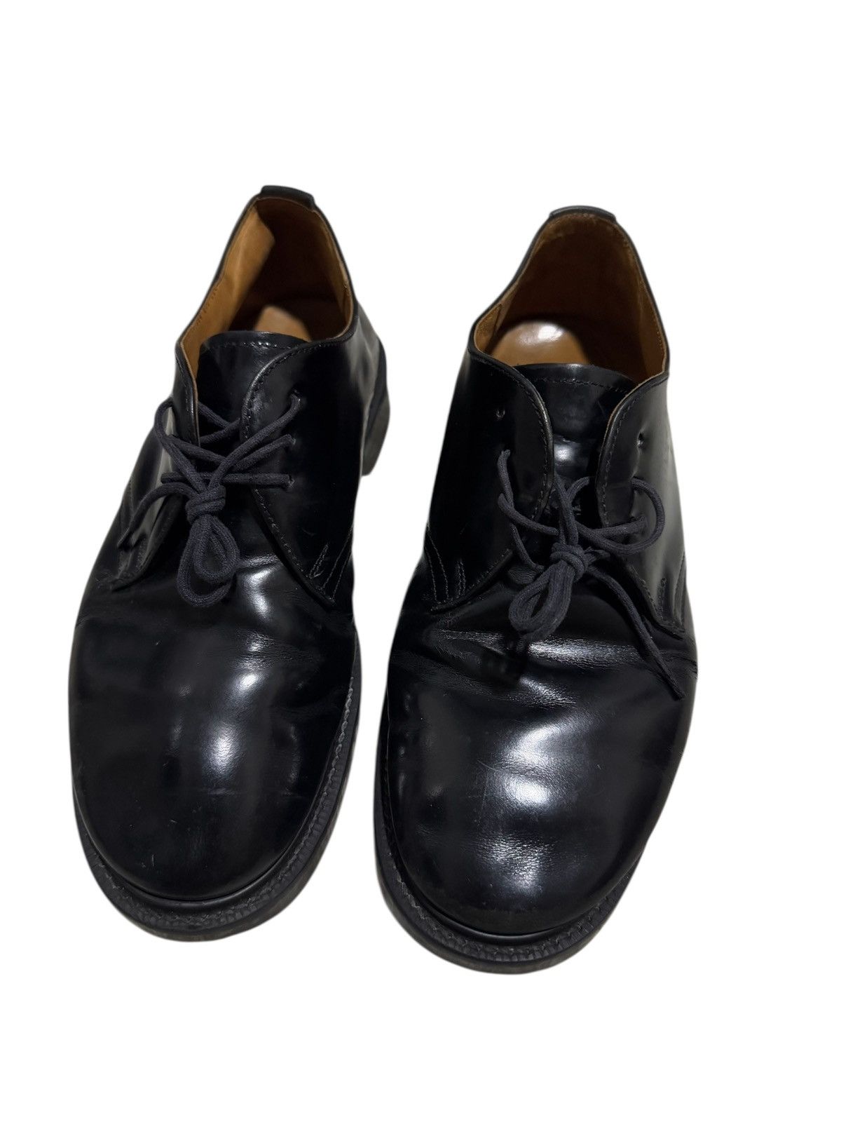 Genuine Leather × George Cox 🏴󠁧󠁢󠁥󠁮󠁧󠁿 Vtg George Cox Unisex 1461 Boanil Brush Casual Shoes Size US 10 / EU 43 - 4 Thumbnail