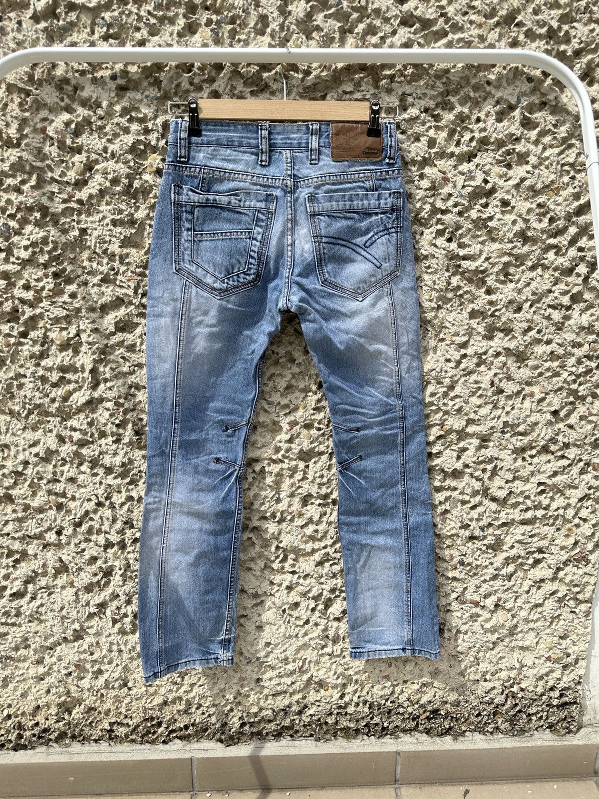 Vintage Vintage baby blue denim jeans Size US 29 - 5 Thumbnail