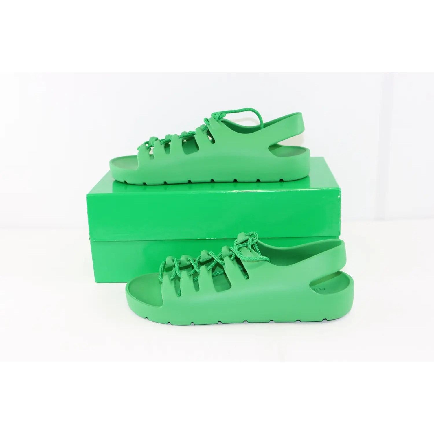 Bottega Veneta o1rshd1 Q:2 / Gel Rubber Jelly Sandal in Grass Size US 10 / EU 43 - 12 Thumbnail
