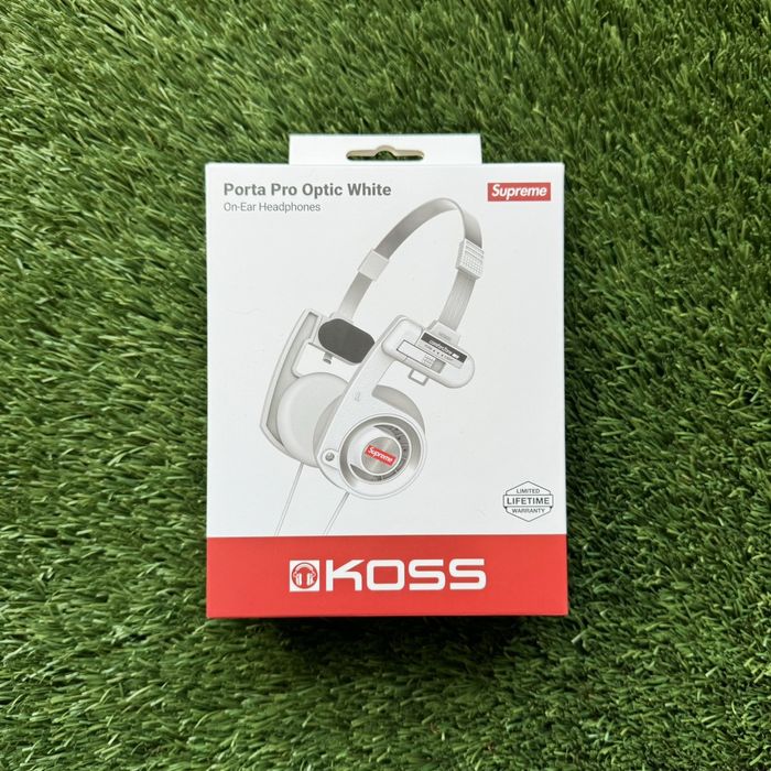 Supreme Supreme x Koss PortaPro Headphones - White | Grailed