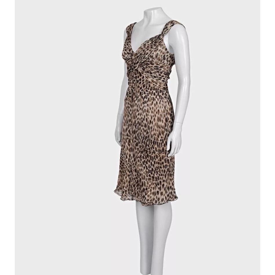 Valentino Valentino Animal Print Silk Dress - UK10 / M - Excellent Size M / US 6-8 / IT 42-44 - 2 Thumbnail